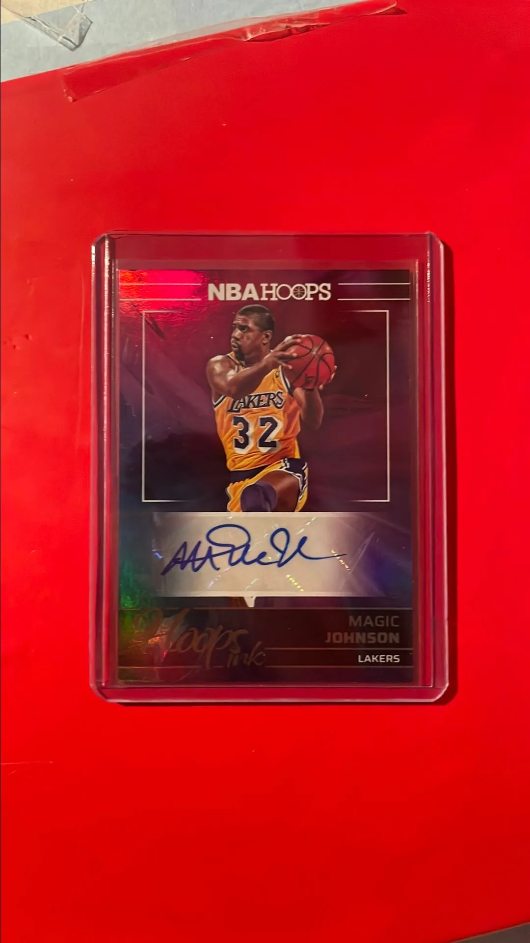 Product image for Magic Johnson NBA Hoops Ink Auto