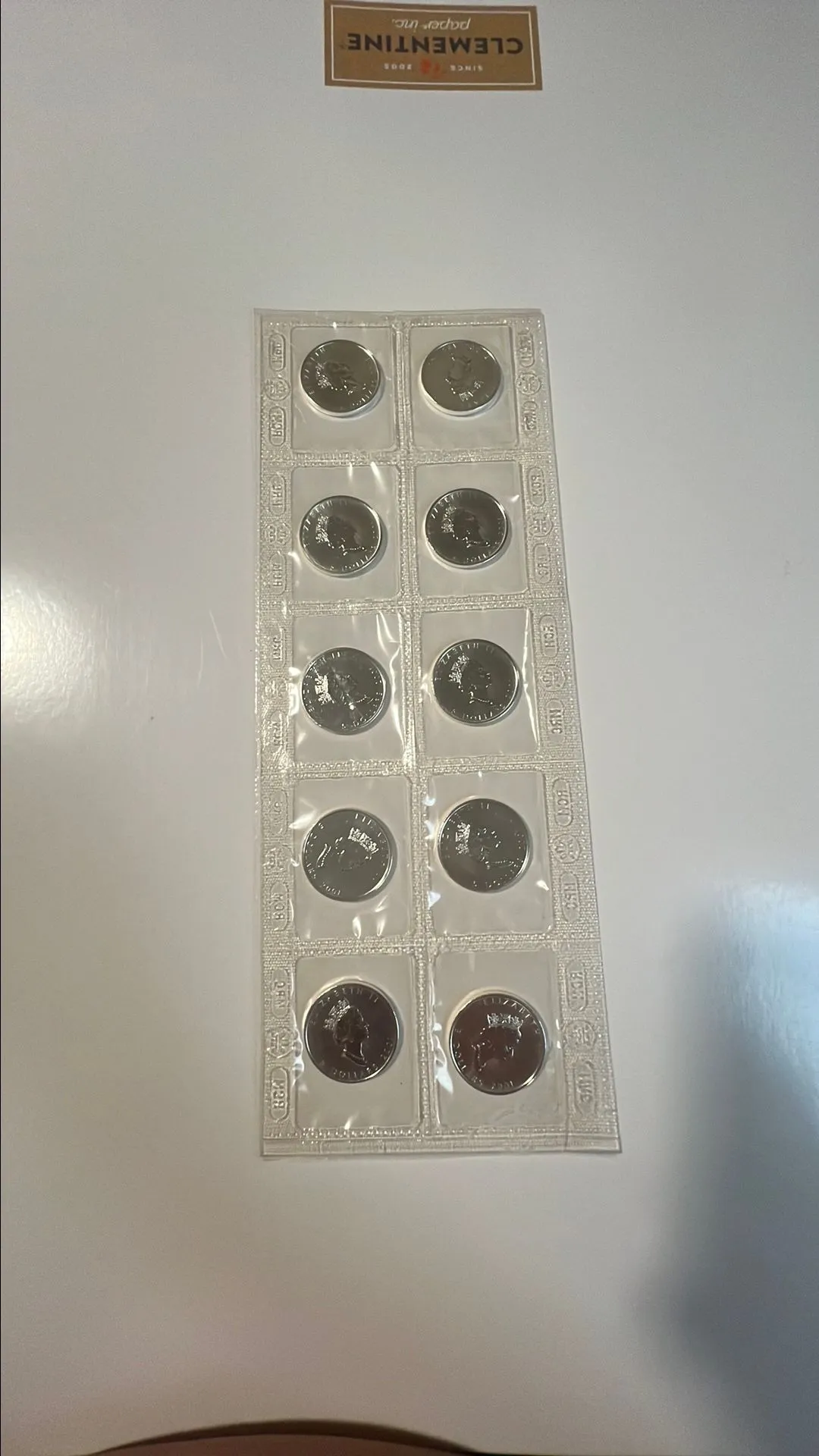 Product image for 2001 Canadian Silver Maple RCM Sheet of 10
