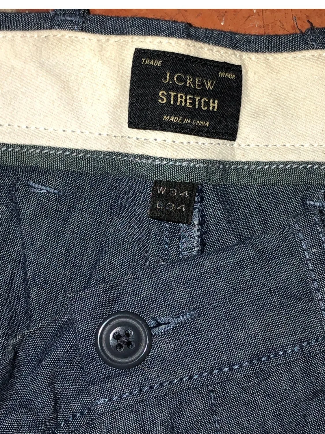 Product image for JCREW Denim Jean Look pants