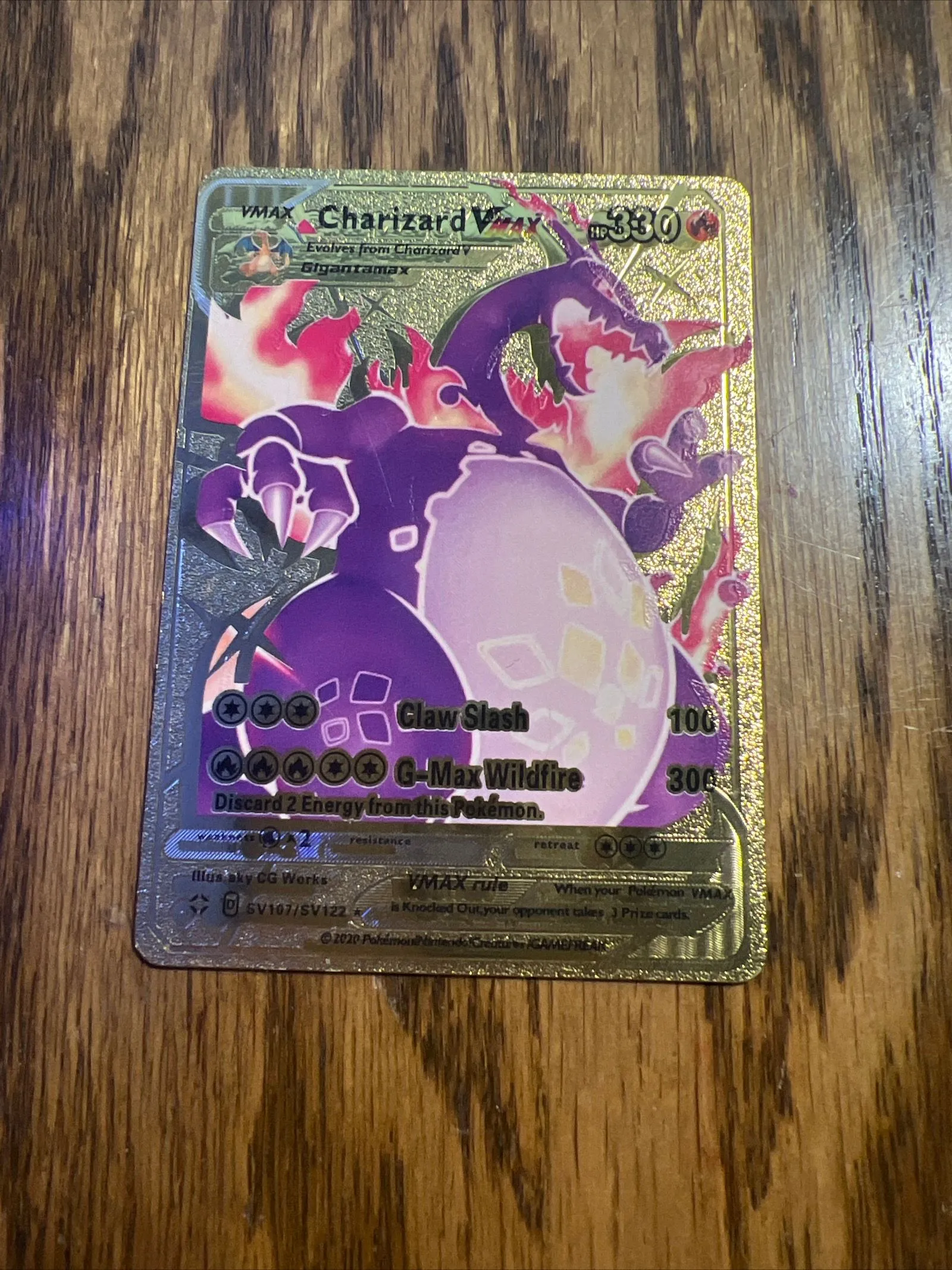 Pokmon Gold Charizard VMAX 330 HP  Whatnot: Shop, Sell, Connect