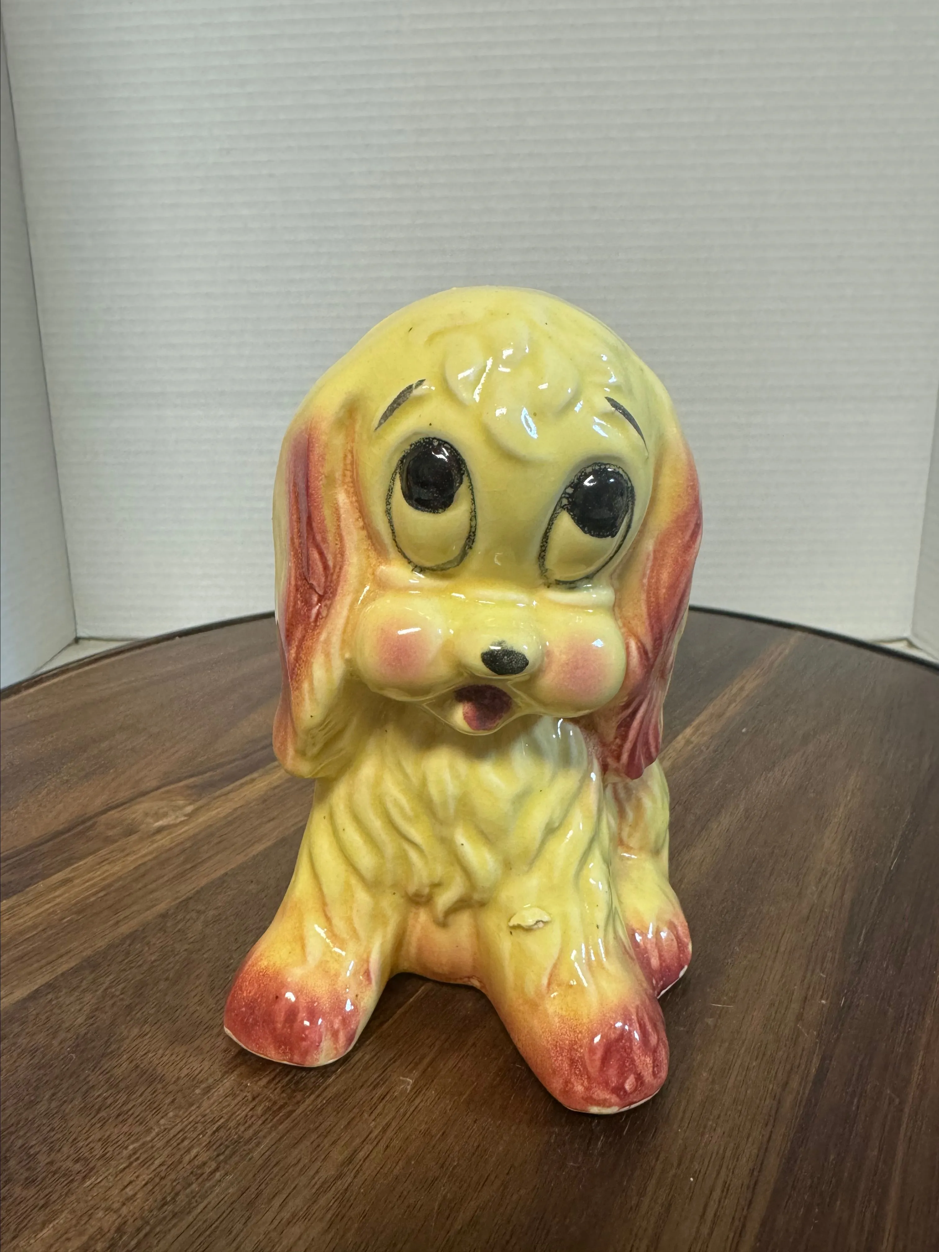Product image for Vintage ceramic cocker spaniel 5 inch planter