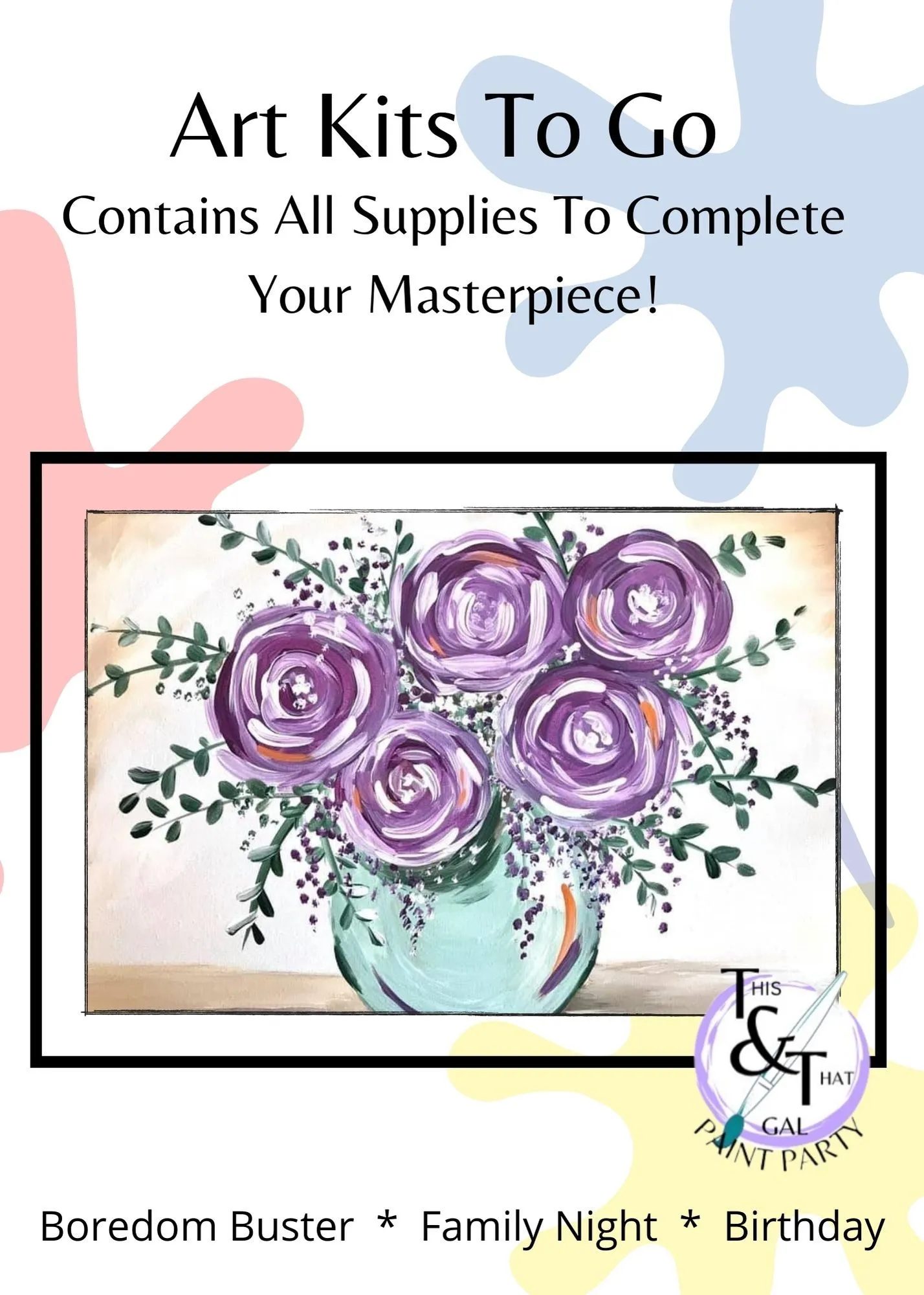 Product image for Art Kit - Roses in bowl