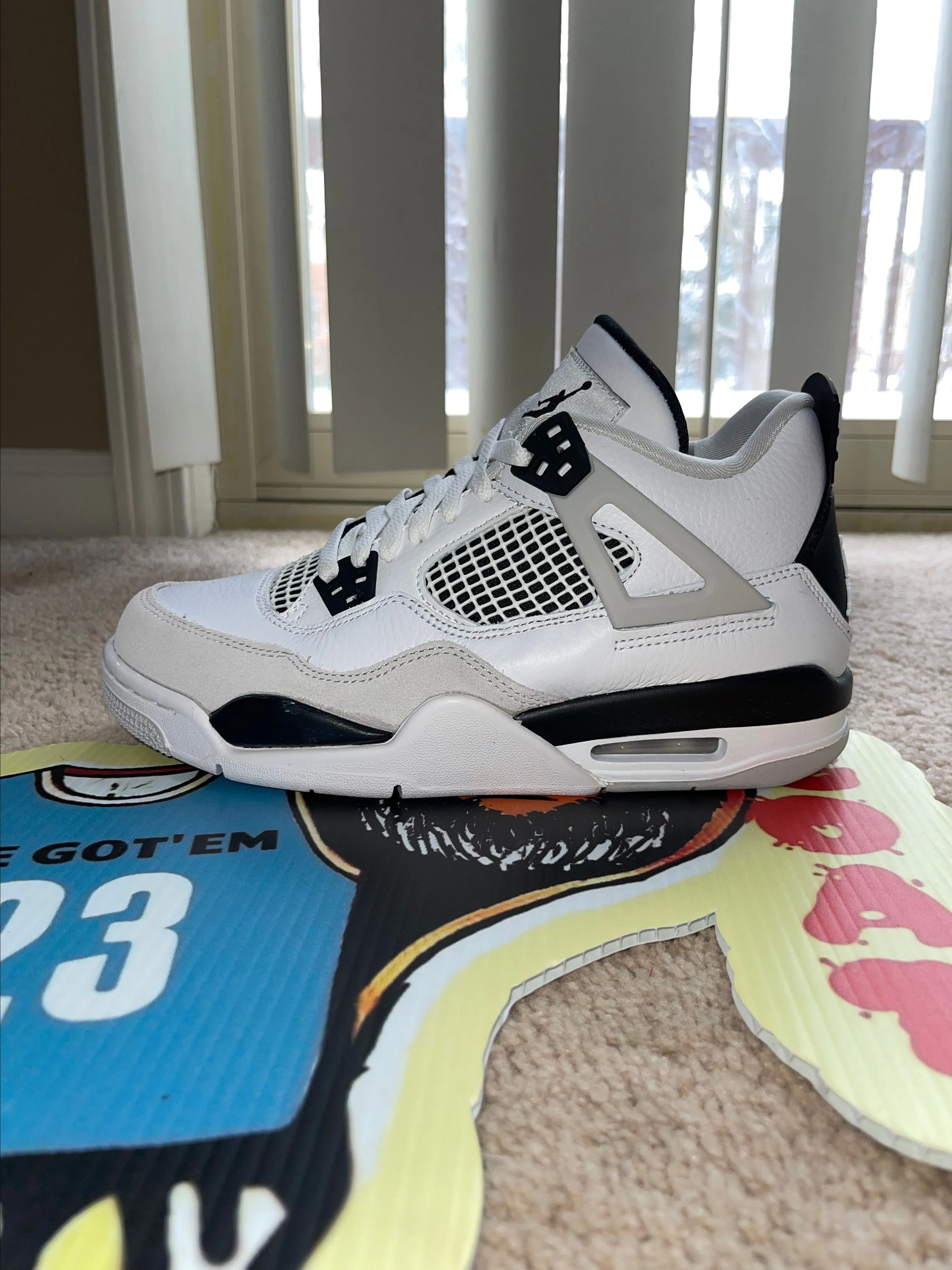 Product image for Air Jordan 4 Retro Military Black (gs)