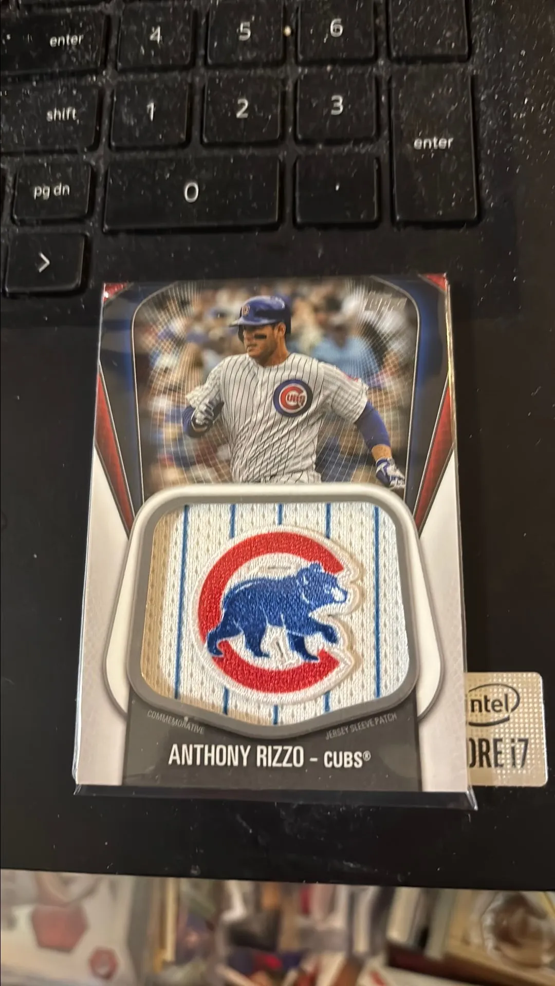 Product image for Anthony Rizzo 2020 topps jumbo jersey combo cubs