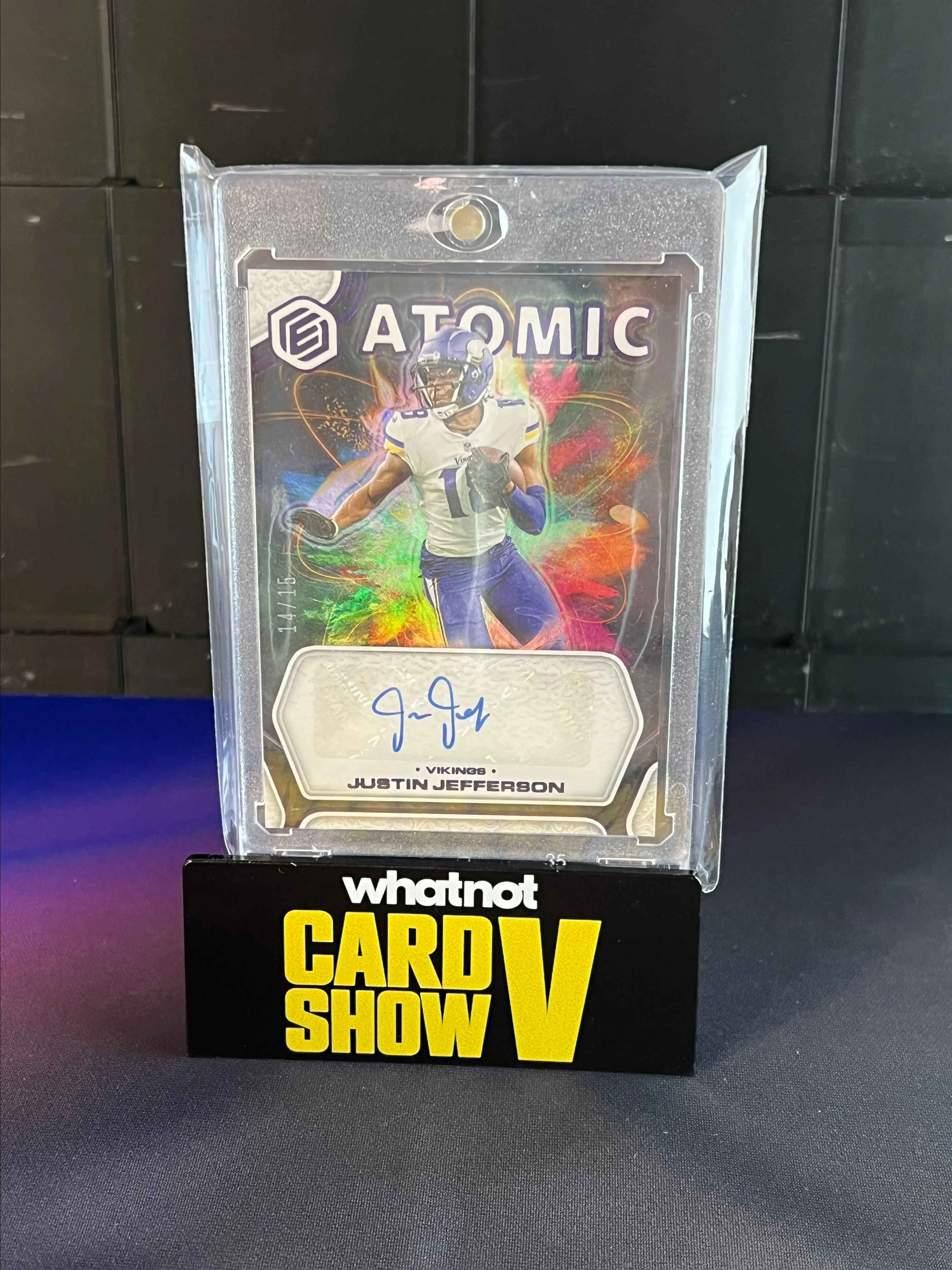 Product image for Justin Jefferson autograph out of 15