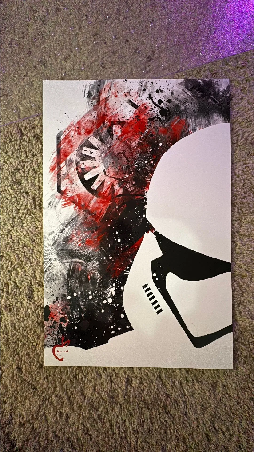 Product image for Storm Trooper Splat Print #45