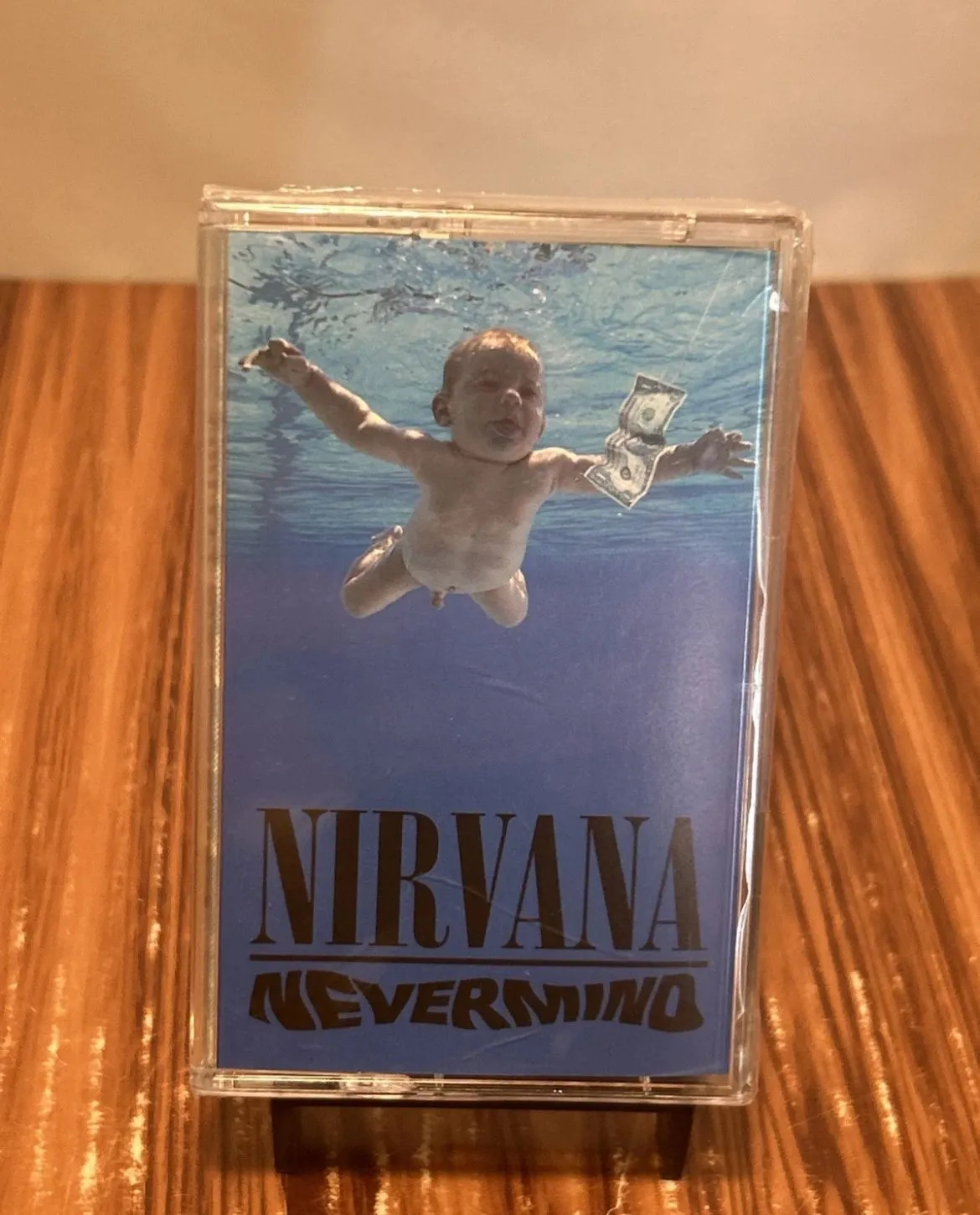 Product image for New NIRVANA Nevermind SEALED Cassette TAPE Silver Japan 2016 Limited RARE