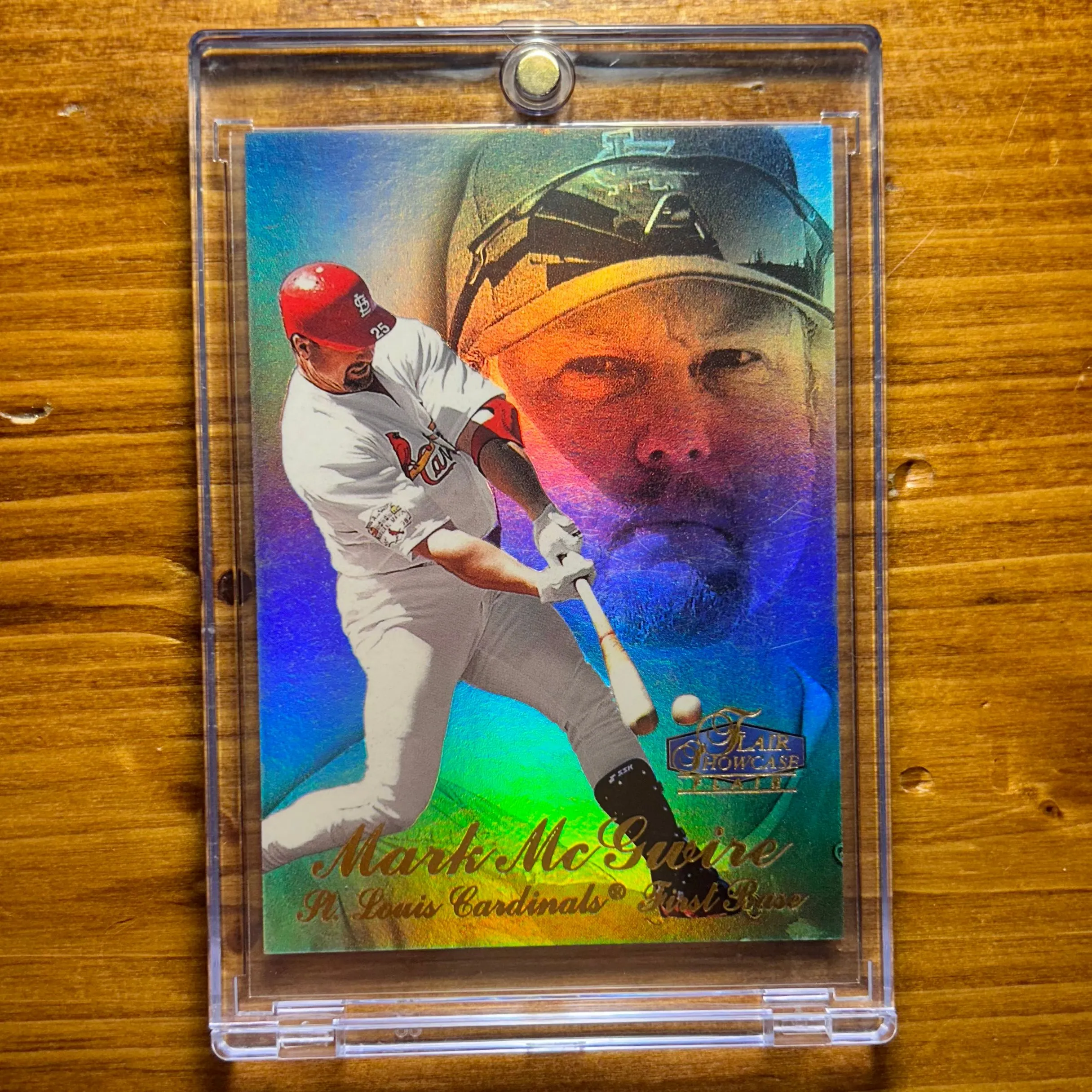 Product image for Mark McGwire - 1998 Fleer Flair Showcase Sec 2 Row 3 Seat #9 - St. Louis Cardinals