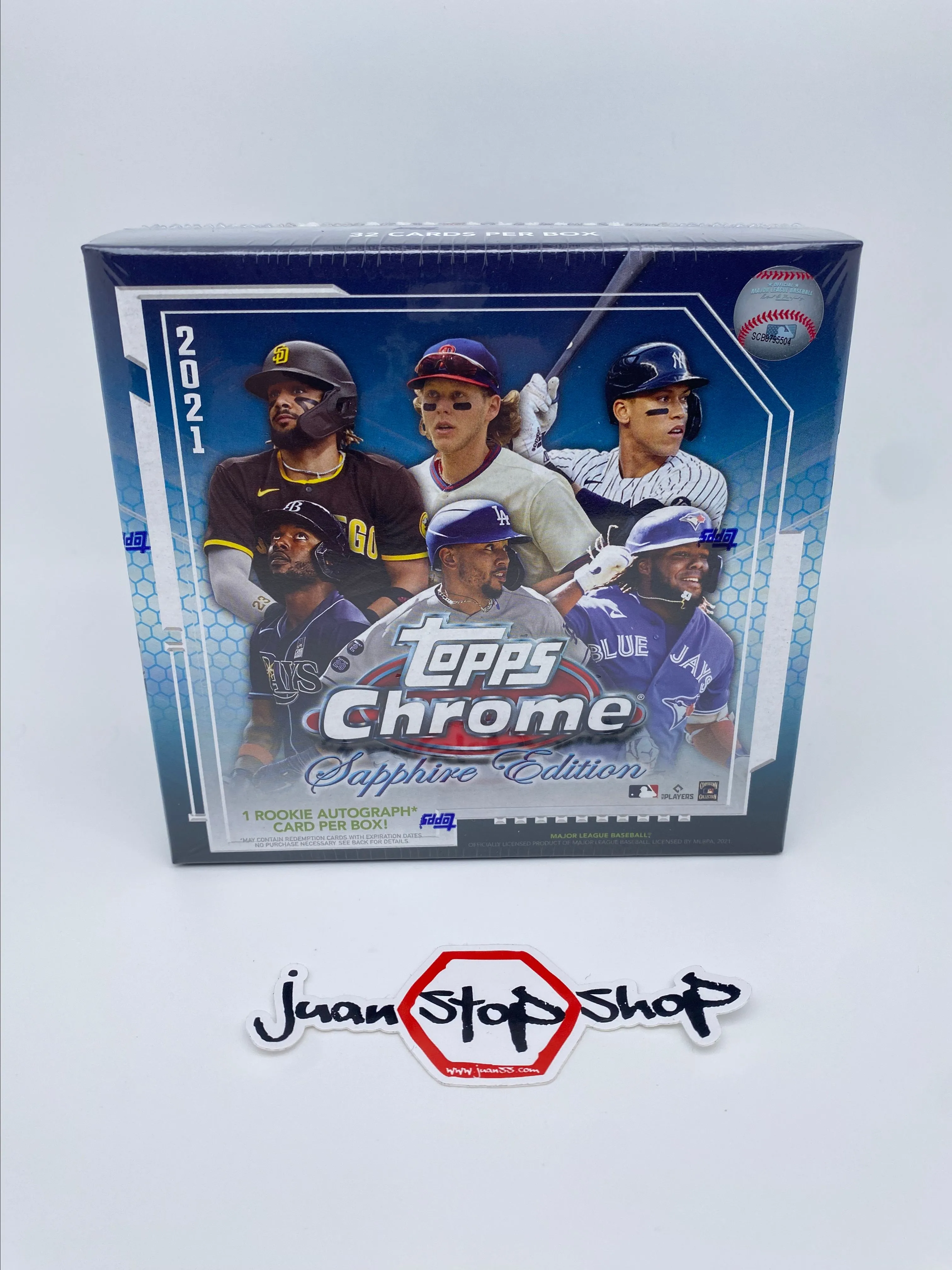 Product image for 2021 Topps Chrome Baseball Sapphire Hobby Box
