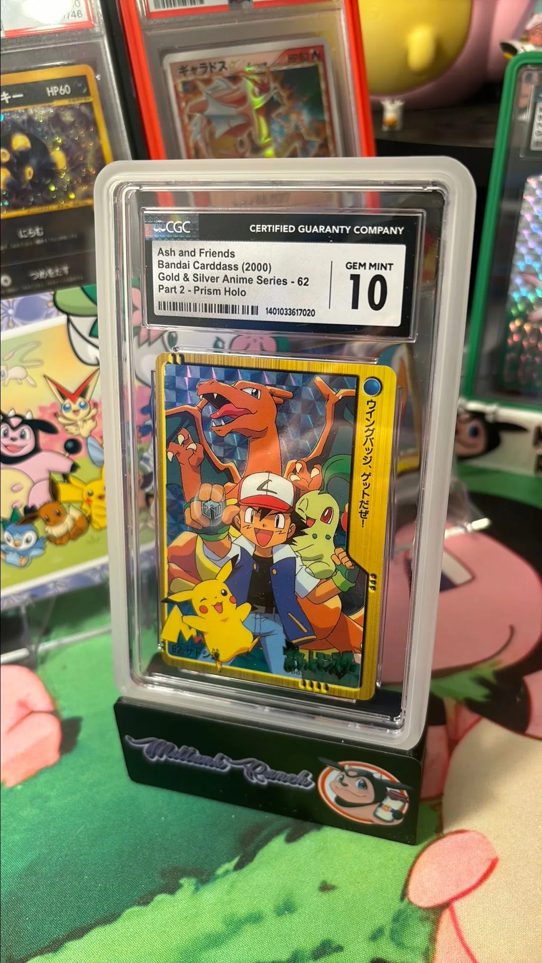 Product image for ASH & FRIENDS  PART 2 PRISM HOLO  CGC GEM MT 10