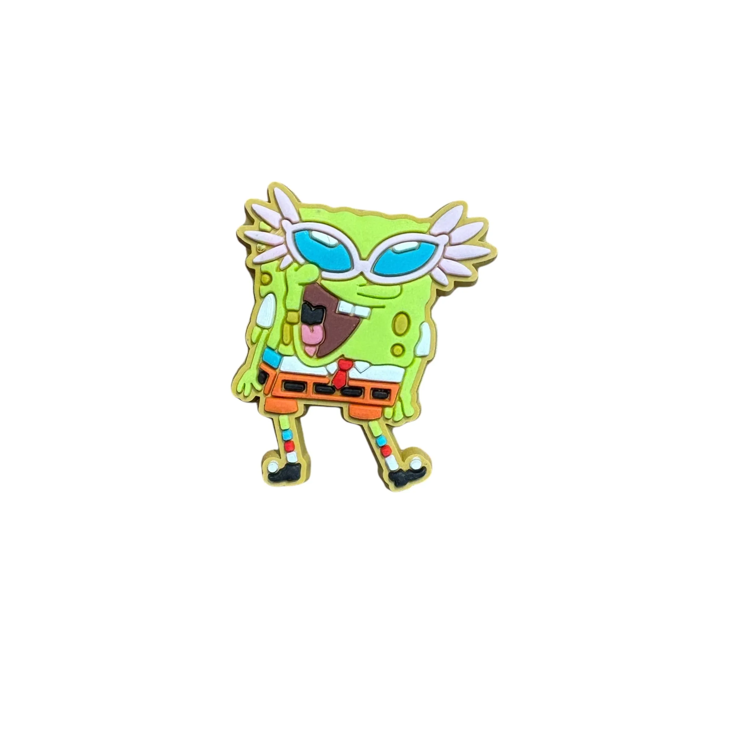 Product image for SpongeBob Glasses Croc Charm