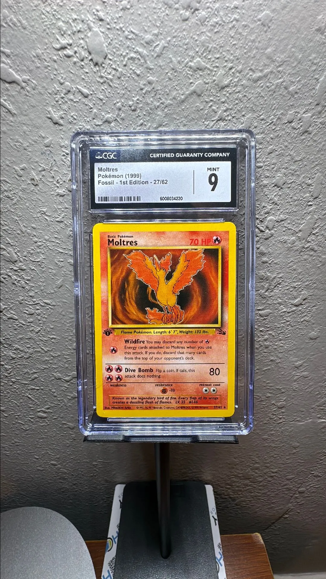 Moltres 1999 Fossil 1st Edition  Whatnot: Shop, Sell, Connect
