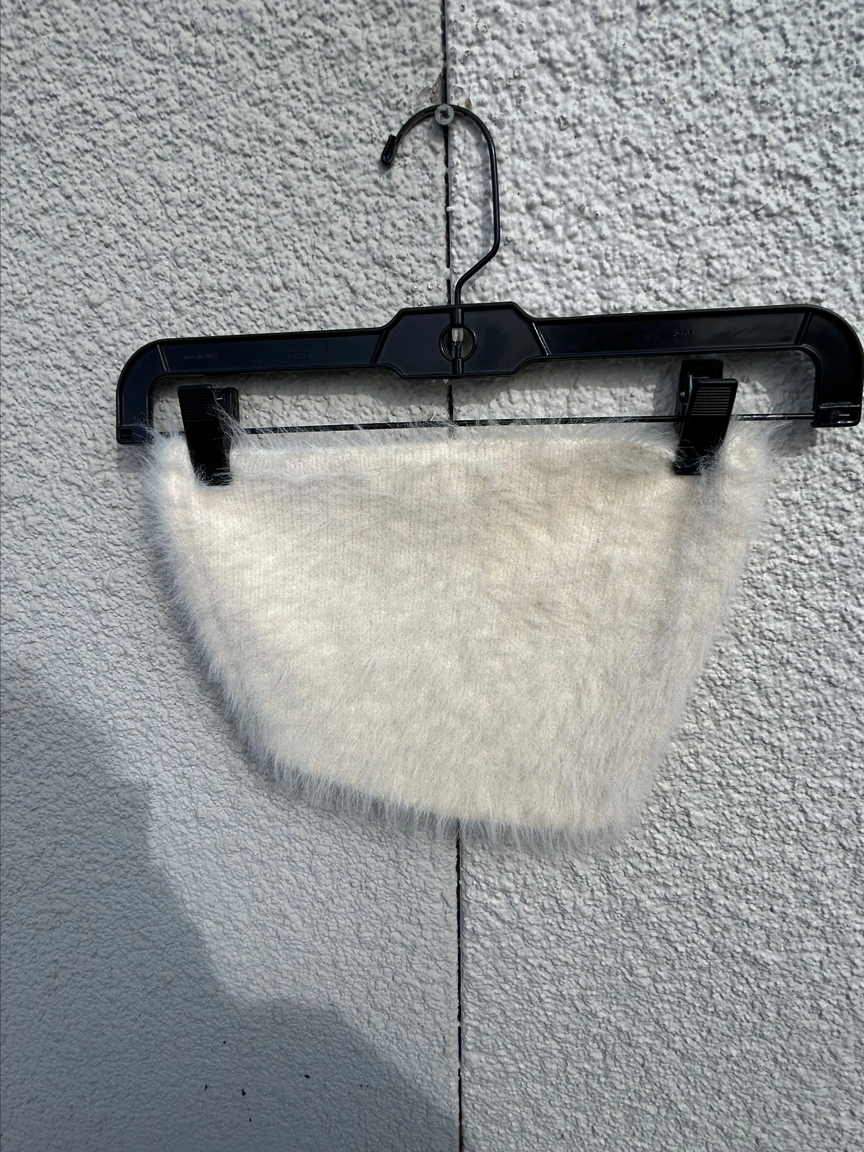 Product image for Fuzzy cream tube top