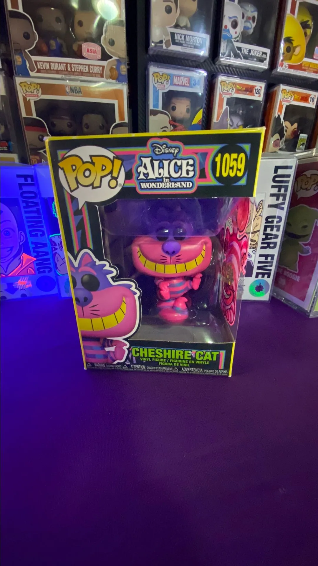 Product image for Cheshire Cat (Black Light) customized by Meraki