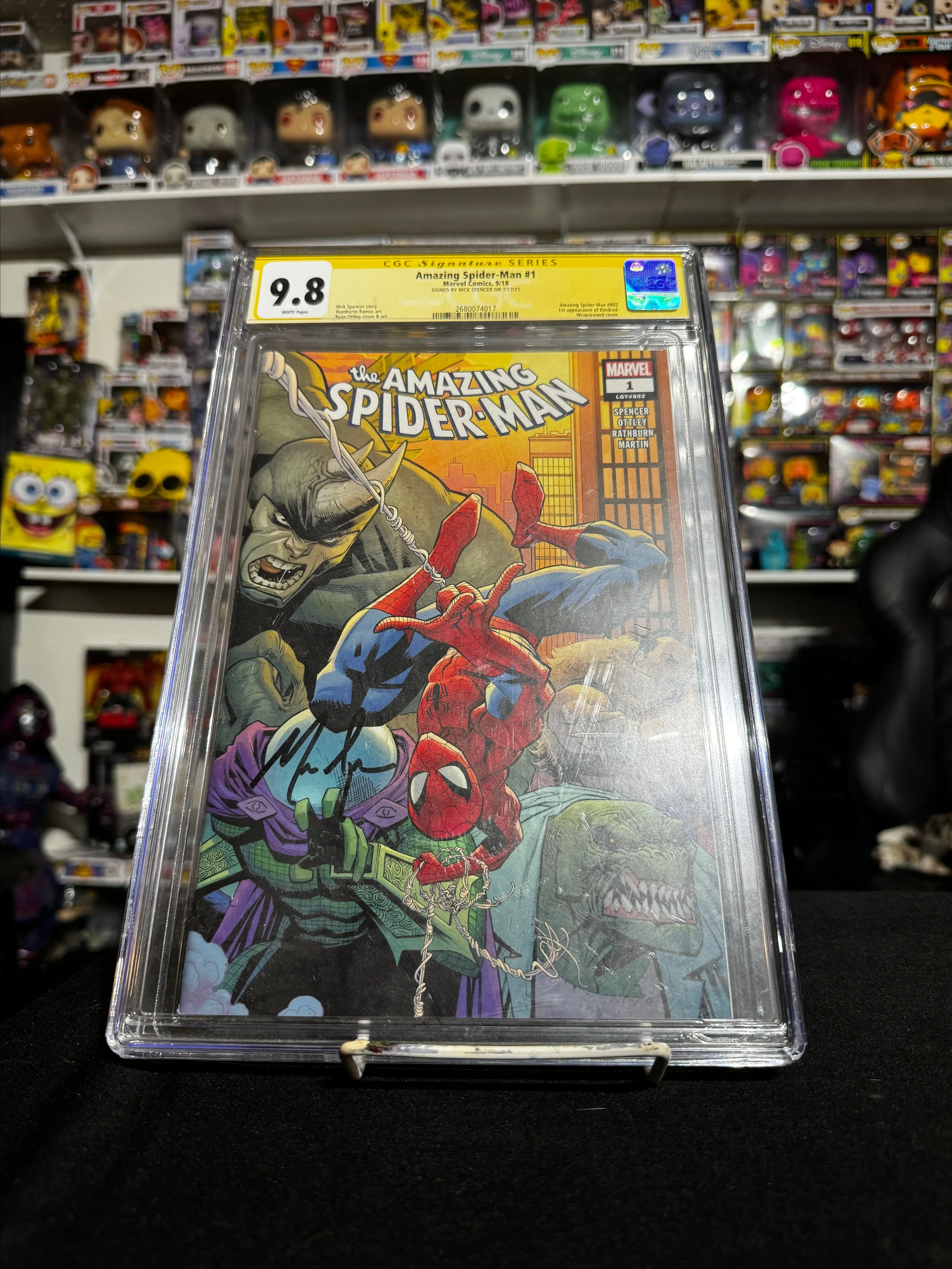 Product image for ASM #1  Sinister Six Wrap Around cover (signed 9.8)