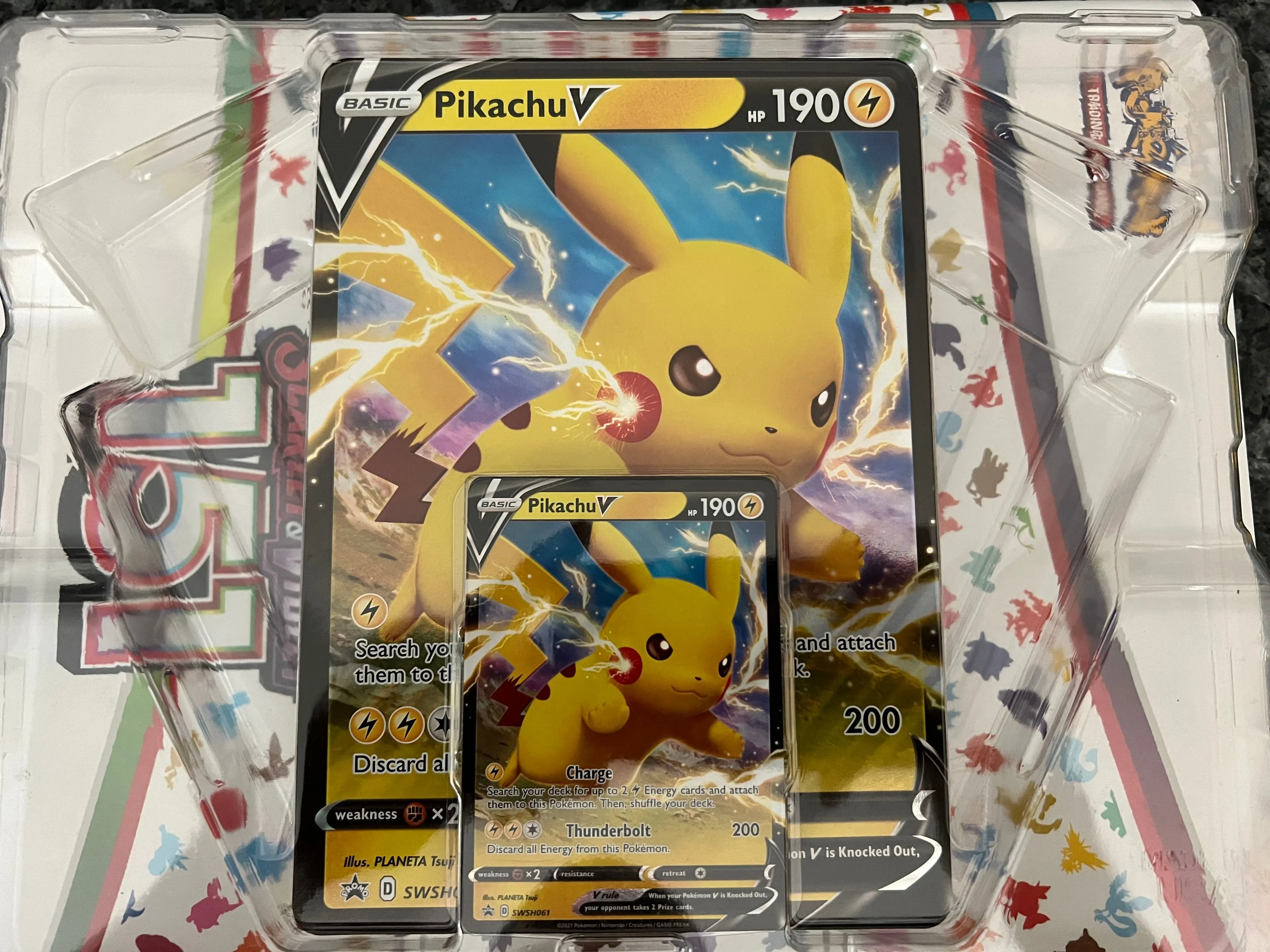 Product image for Z single 2 pieces promo cards Pikachu V