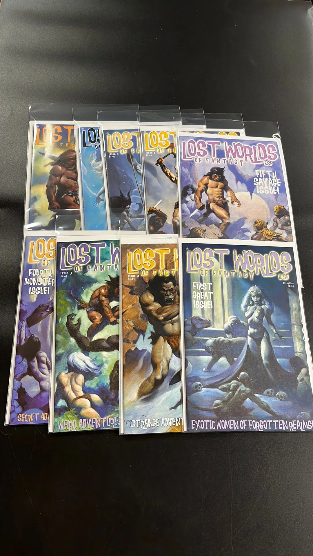 Product image for Lost World of Fantasy 1-9 set HTF underground comix