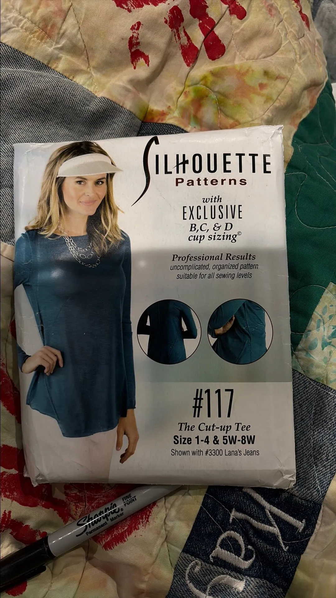 Product image for Silhouette the Cut up tee pattern