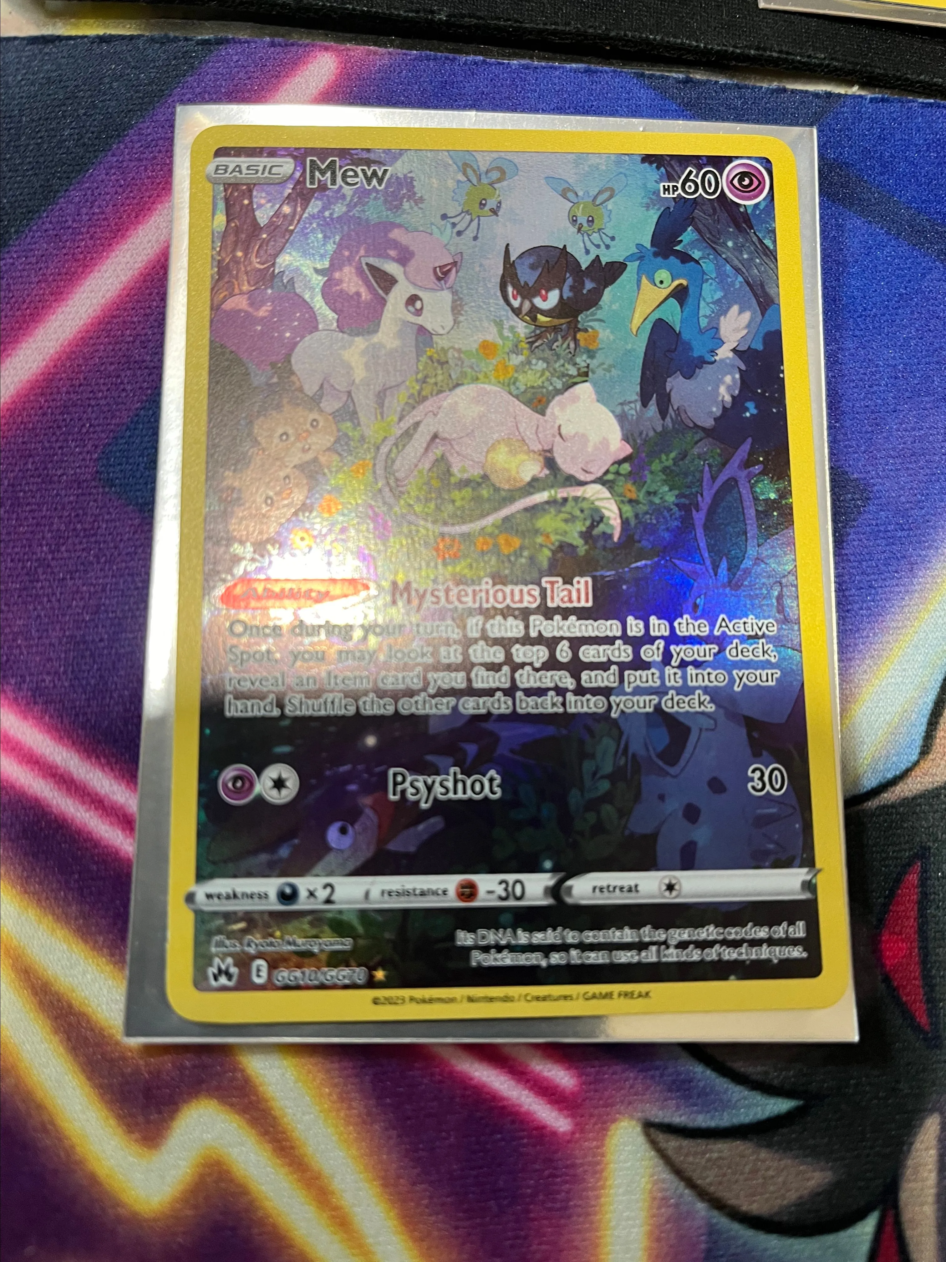 Pokemon Card - Mew GG10/GG70 Crown Zenith Galarian Gallery Ultra Rare Holo   Whatnot: Shop, Sell, Connect