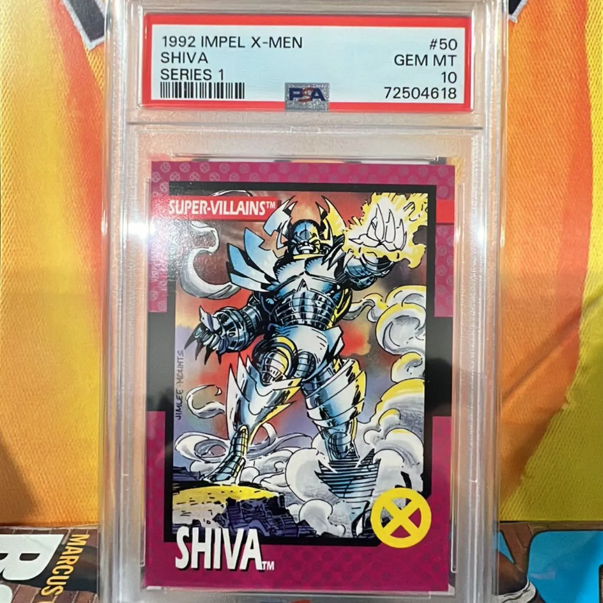 Product image for 1992 Impel X-Men Series 1 Shiva Series 1 PSA GEM MT 10