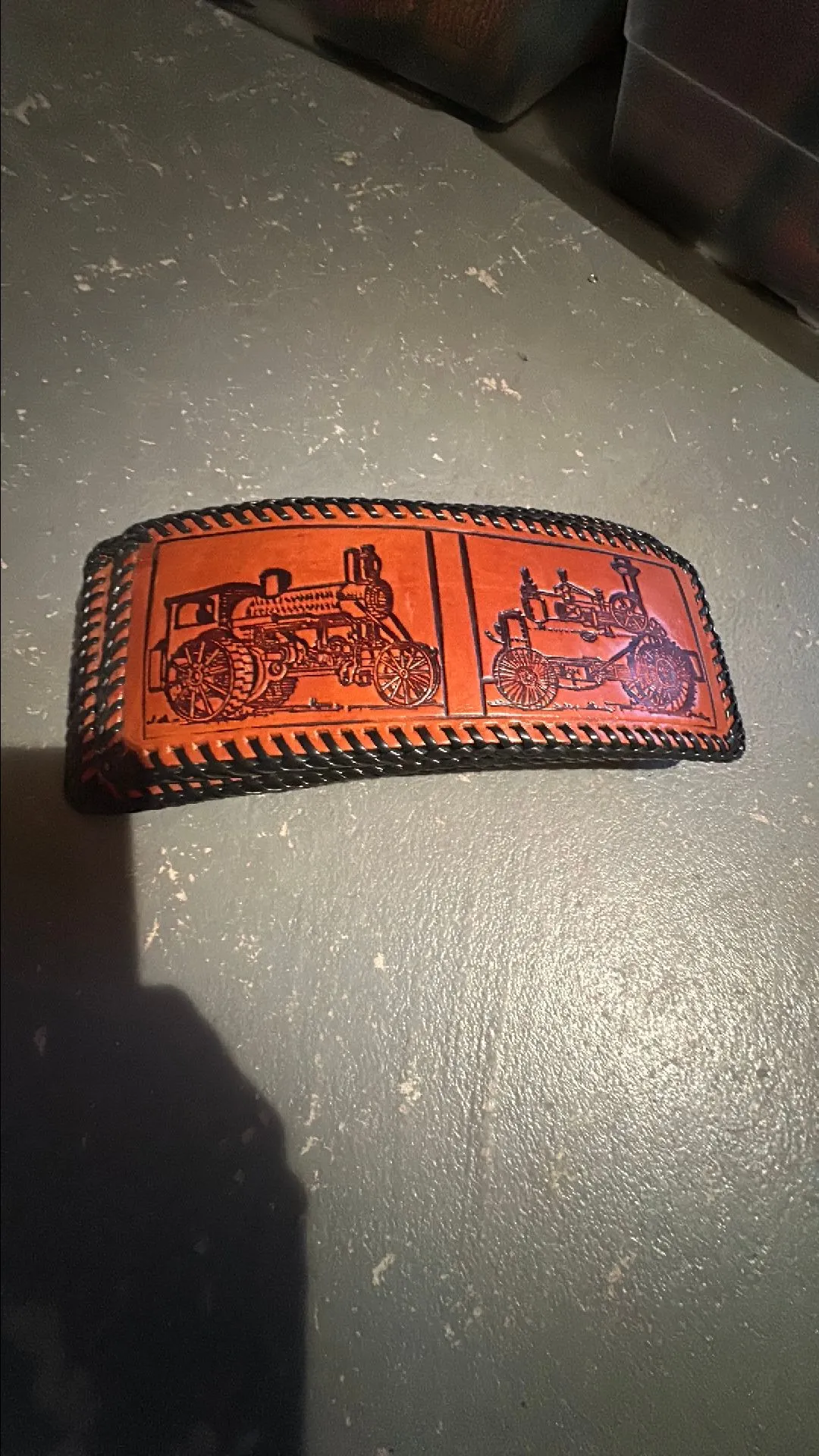Product image for Two tractor leather wallet