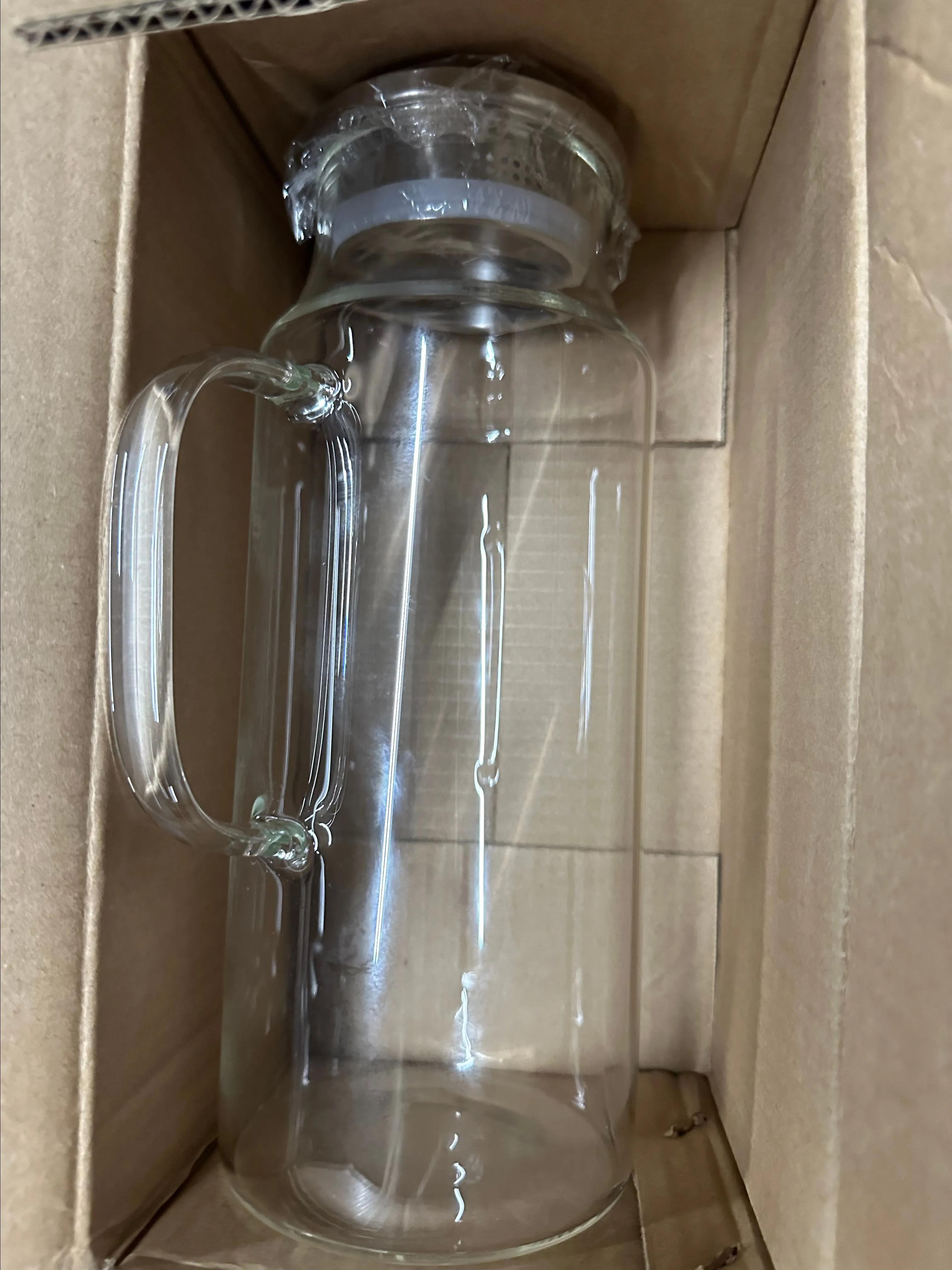 Product image for Glass jar pitcher