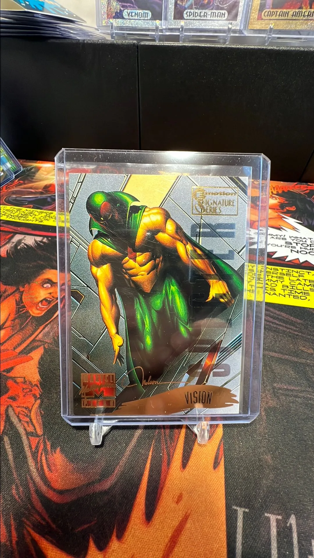 Product image for 1995 Marvel Masterpieces Vision Signature