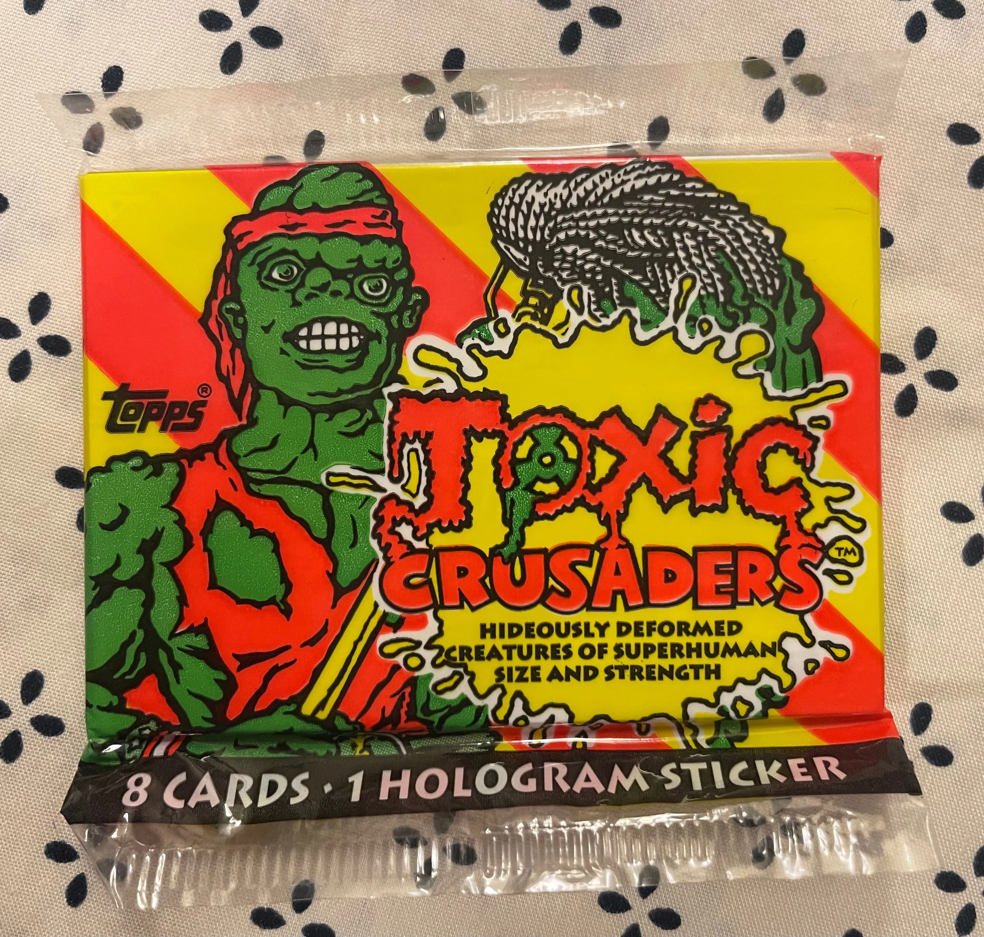 Product image for Toxic Crusaders 1991 Topps Unopened Card Pack