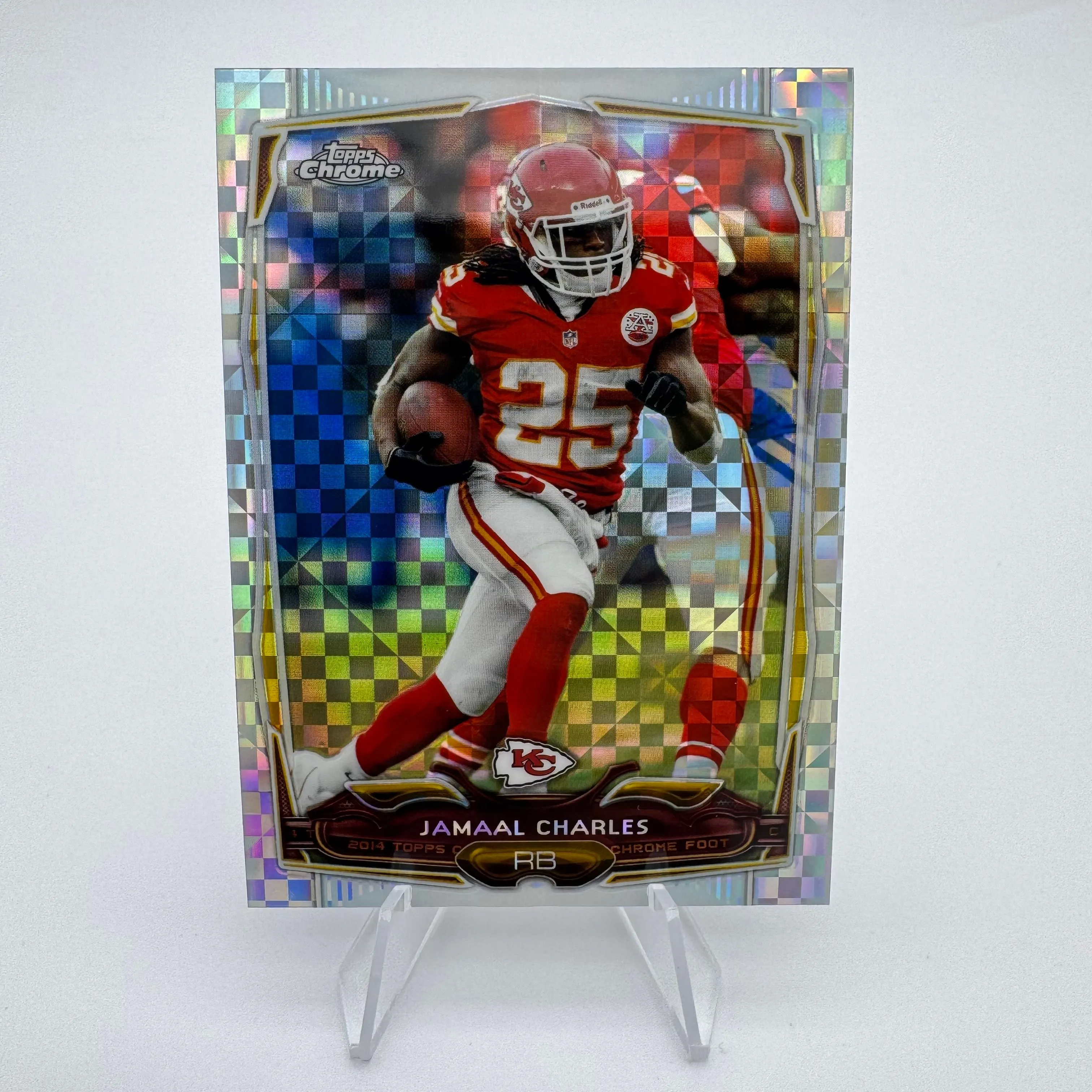 Product image for Jamaal Charles 2014 Topps Chrome Xfractor