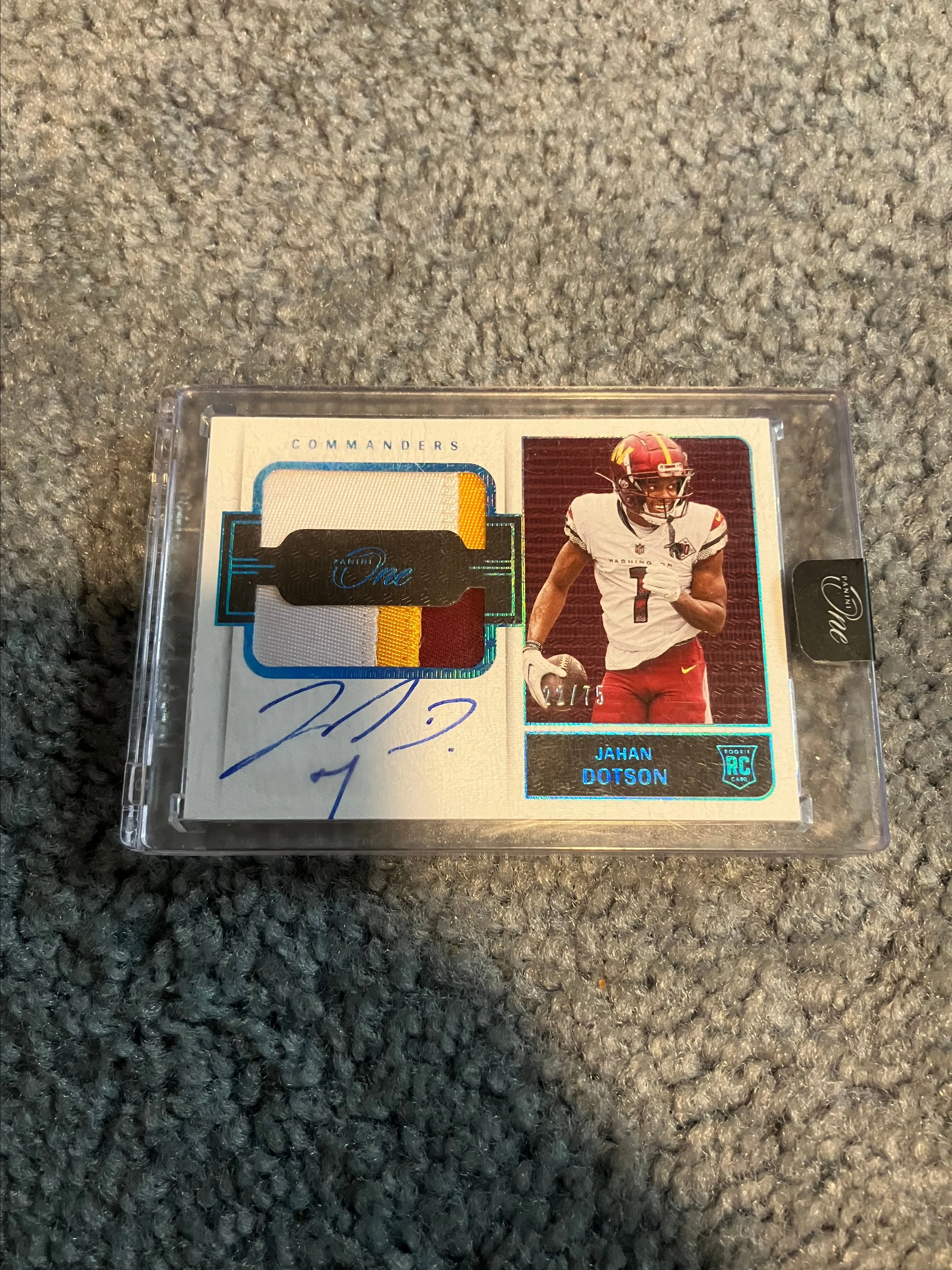 Product image for jahan dotson panini one rpa /75