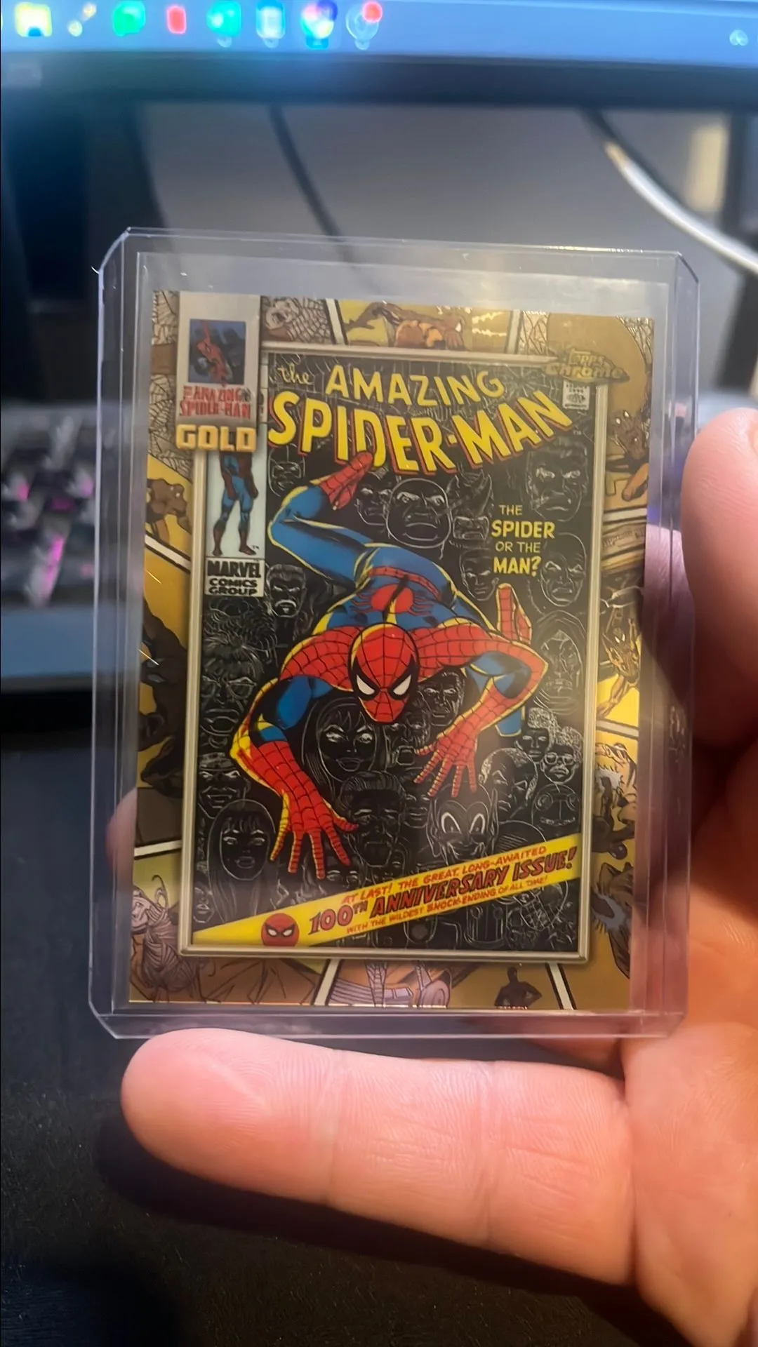 Product image for Amazing spider-man gold 100th anniversary issue sg-7
