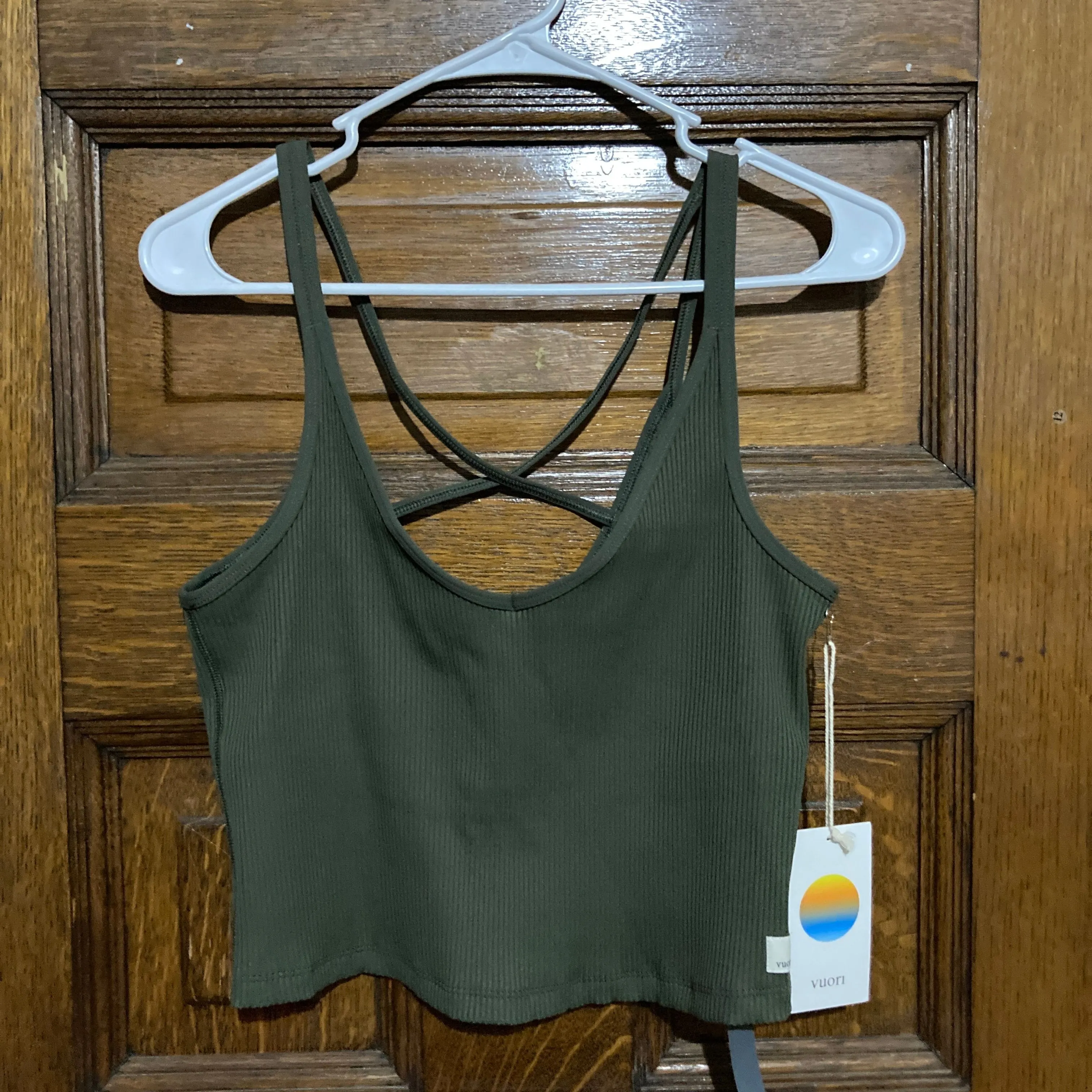 Product image for Vuori Ribbed Crop Tank