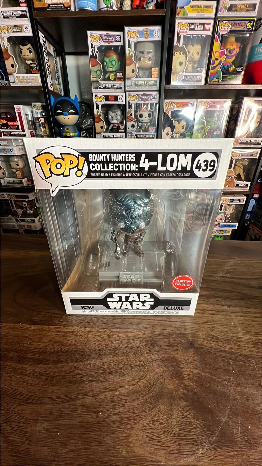 Product image for Bounty Hunters Collection: 4-LOM Star Wars 6in Overszied 