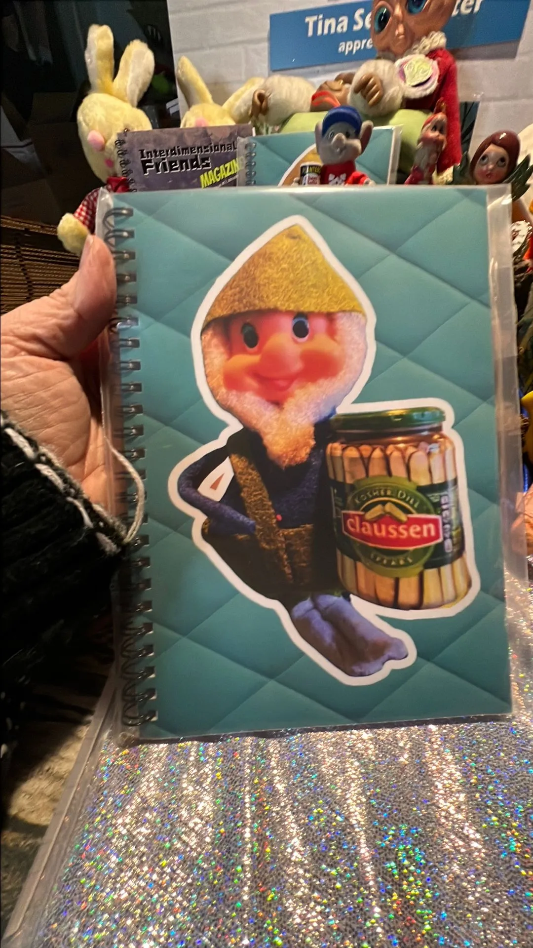 Product image for Bn02. Hungry ornament notebook made by me