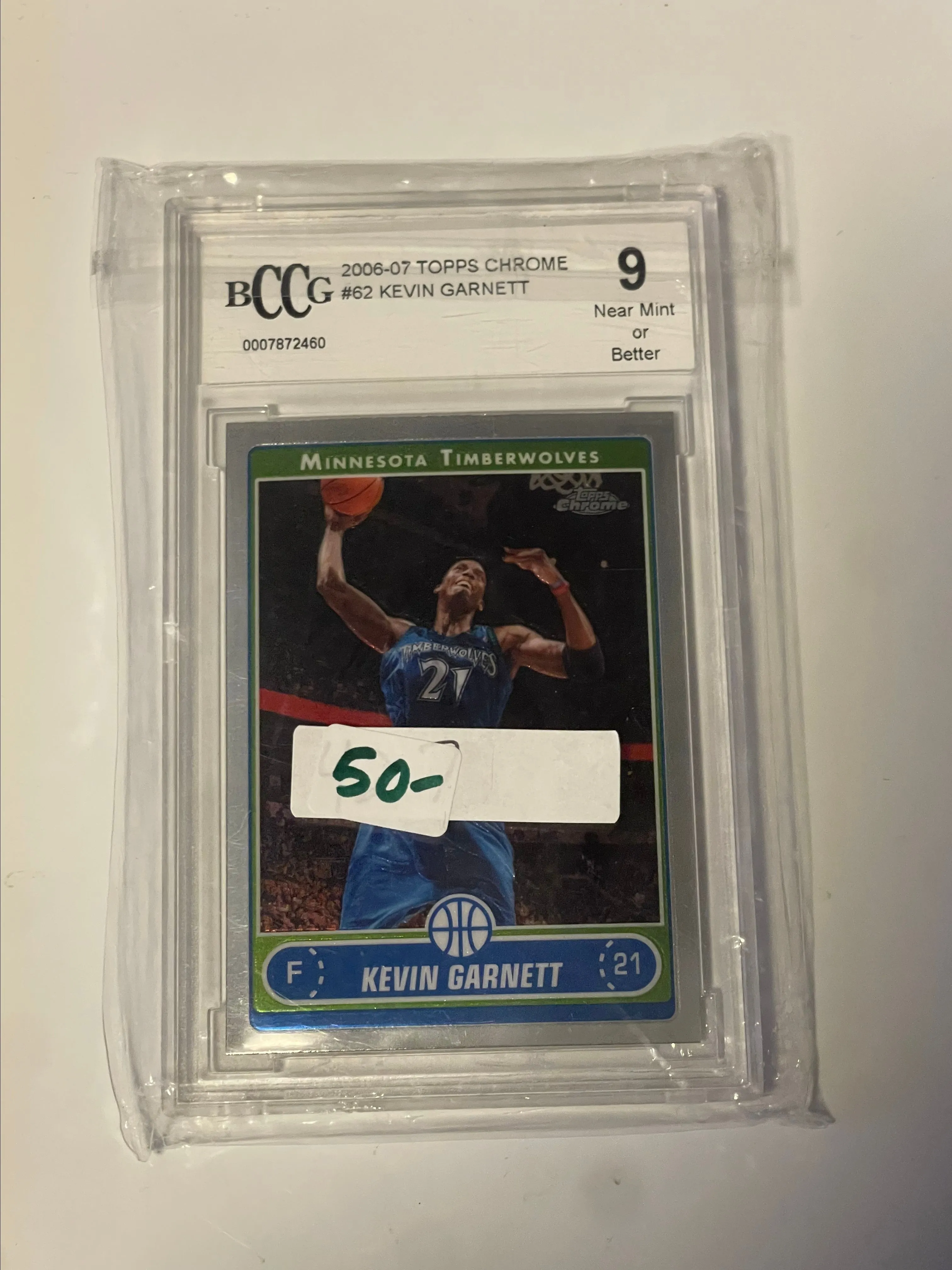 Product image for 2006-07 TOPPS CHROME #62 Kevin Garnett
