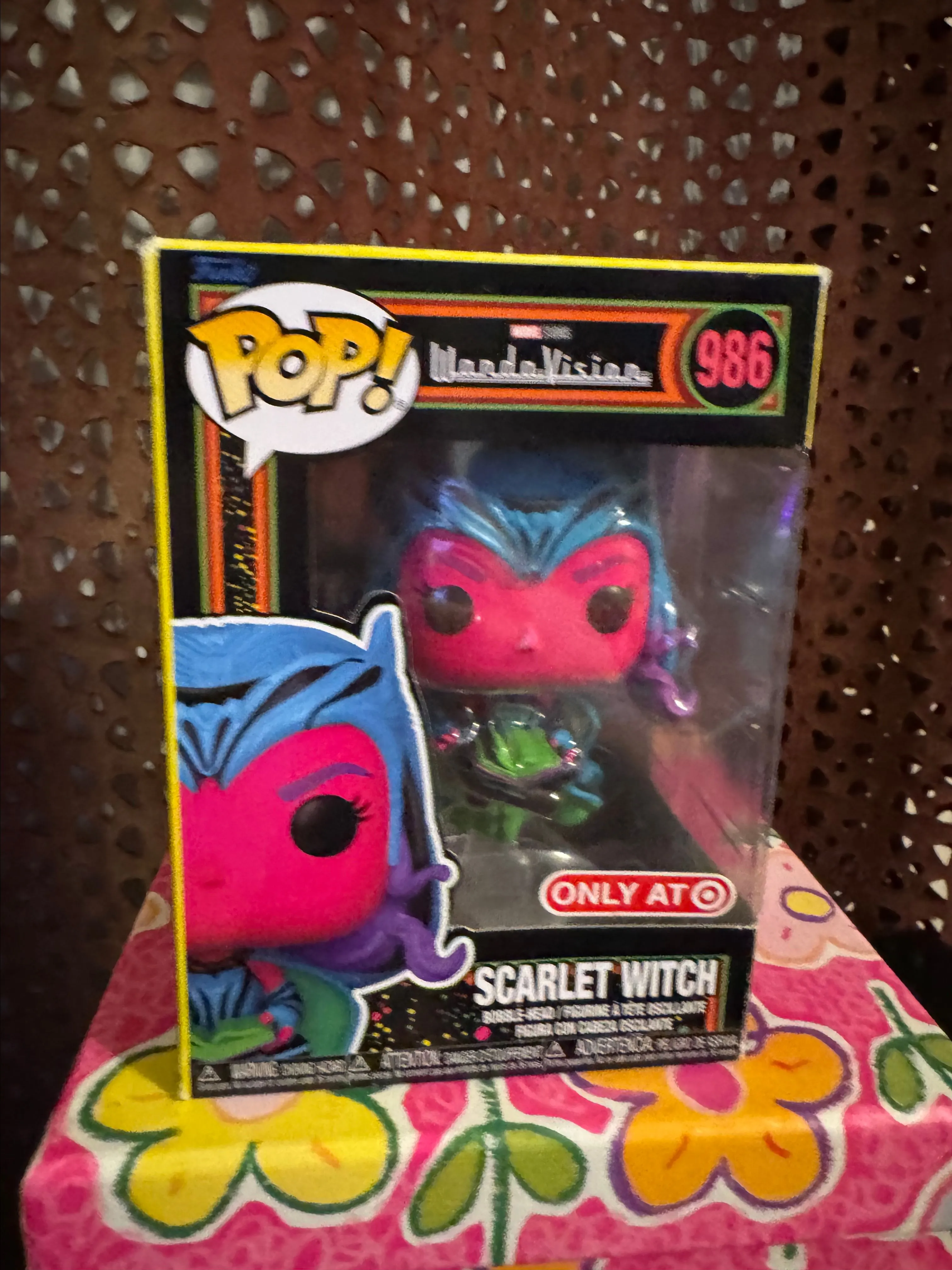 Product image for Funko Pop! Vinyl: Marvel - Scarlet Witch (Black Light) - Target (Exclusive) #986