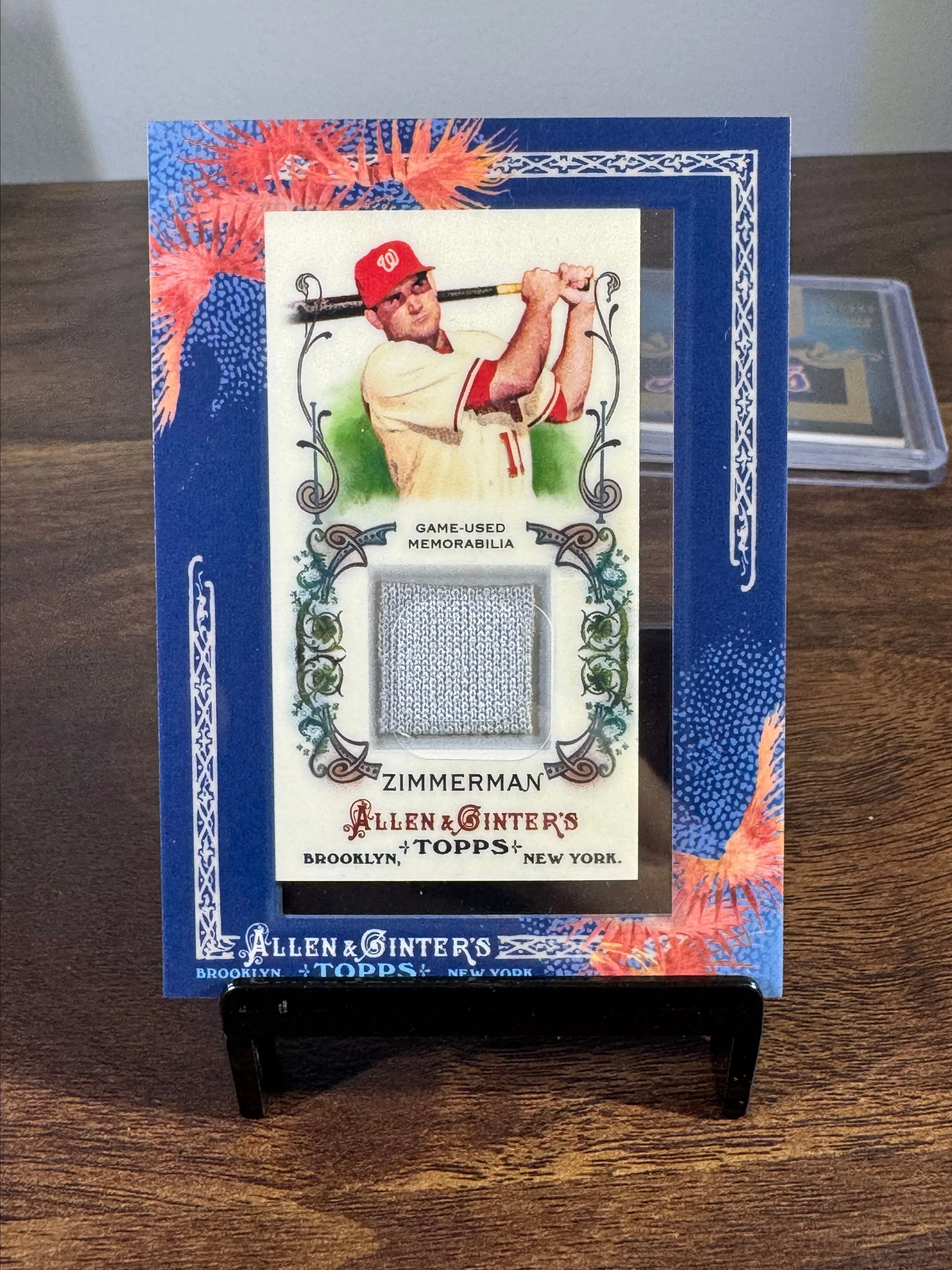 Product image for Ryan Zimmerman 3B Washington Nationals 2011 Topps Allen & Ginter Relic Card #AGR-RZ
