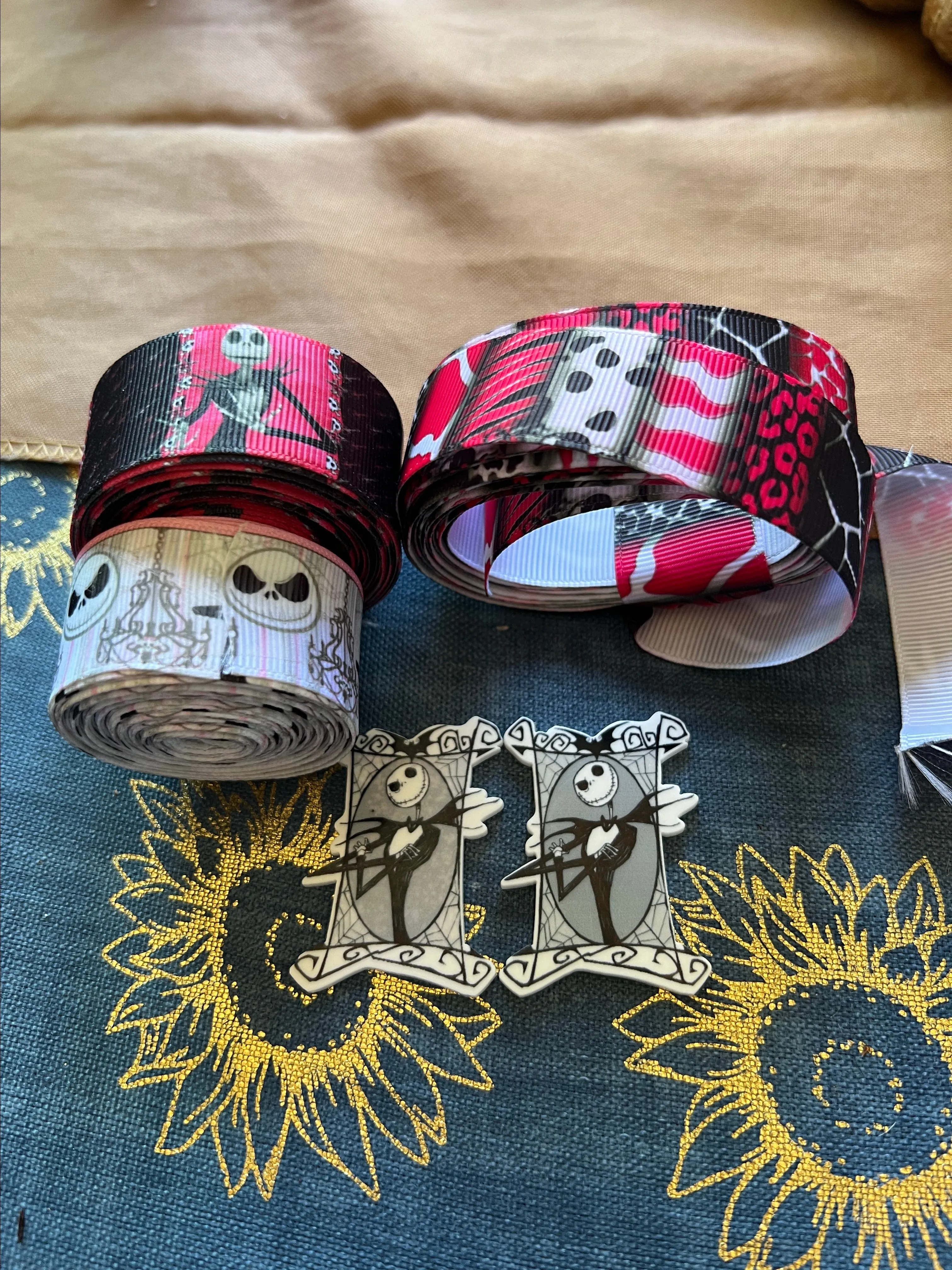 Product image for Jack Skellington ribbon lot