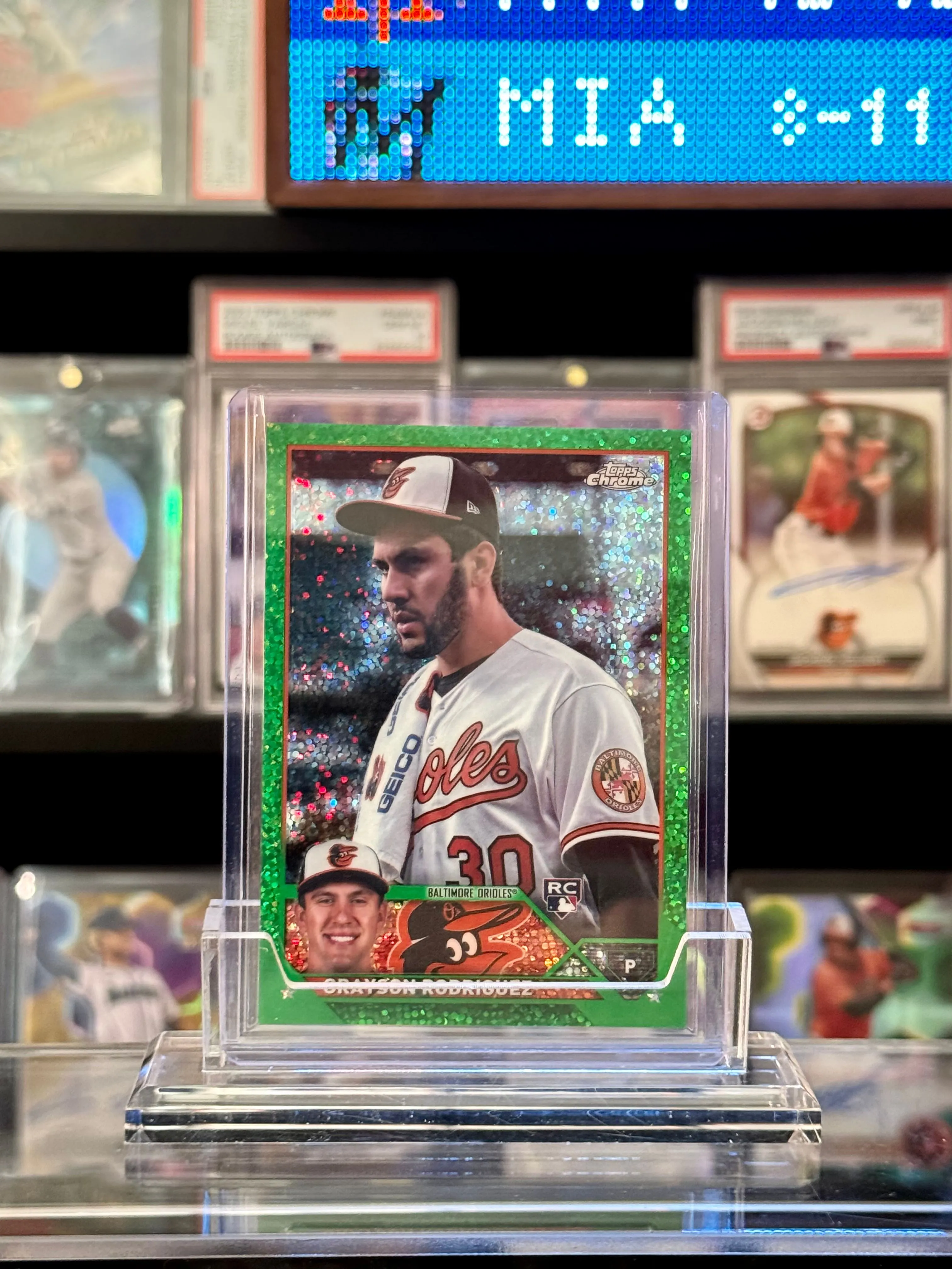 Product image for 2023 Topps Chrome Update Grayson Rodriguez Image Variation /99