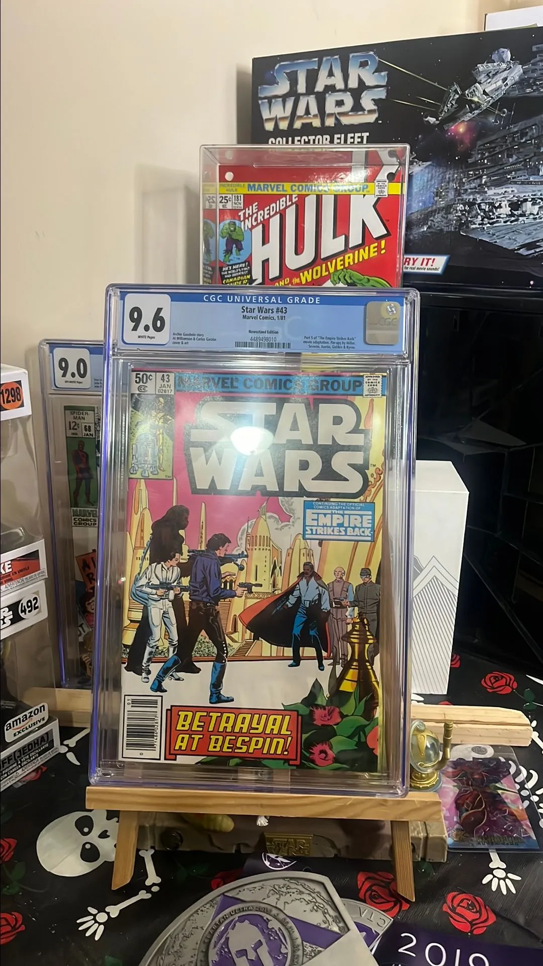 Product image for Star Wars 43 newsstand 9.6 cgc