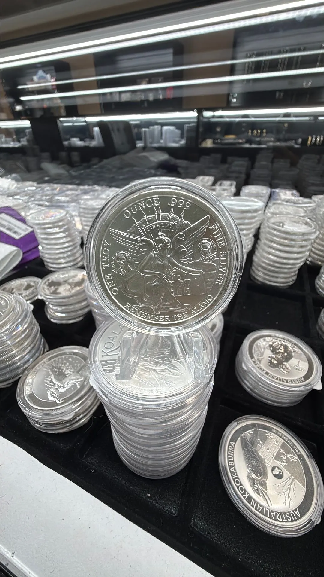 Product image for 1 Troy oz Remember The Alamo Star Texas Star State In Capsule
