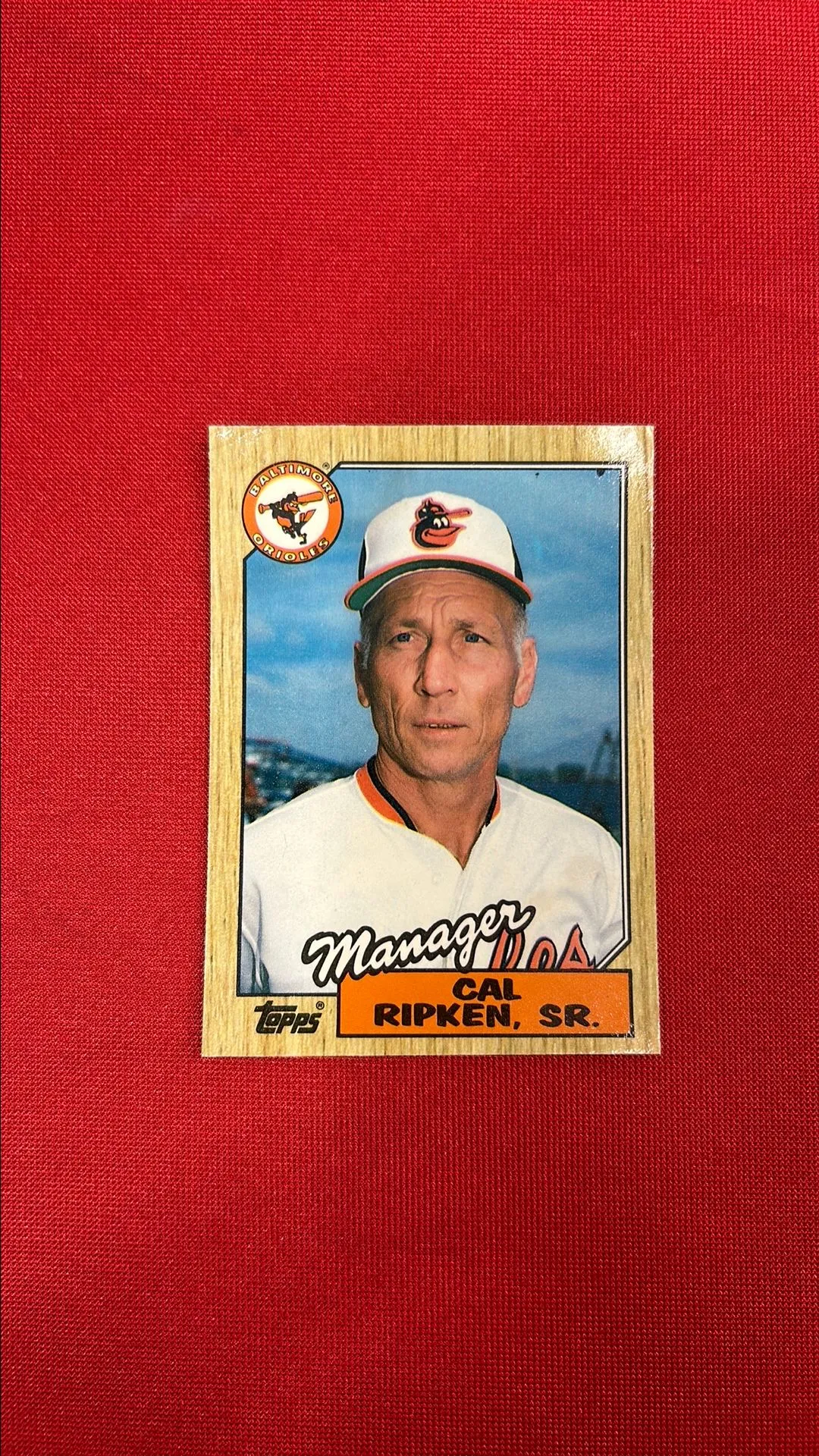 Product image for 1987 Topps Traded Tiffany Cal Ripken, SR #102t