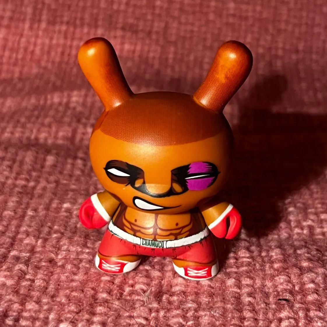 Product image for KidRobot 2013 Side Show Dunny 3" Tattoed Chamuco Boxer Luis Mata