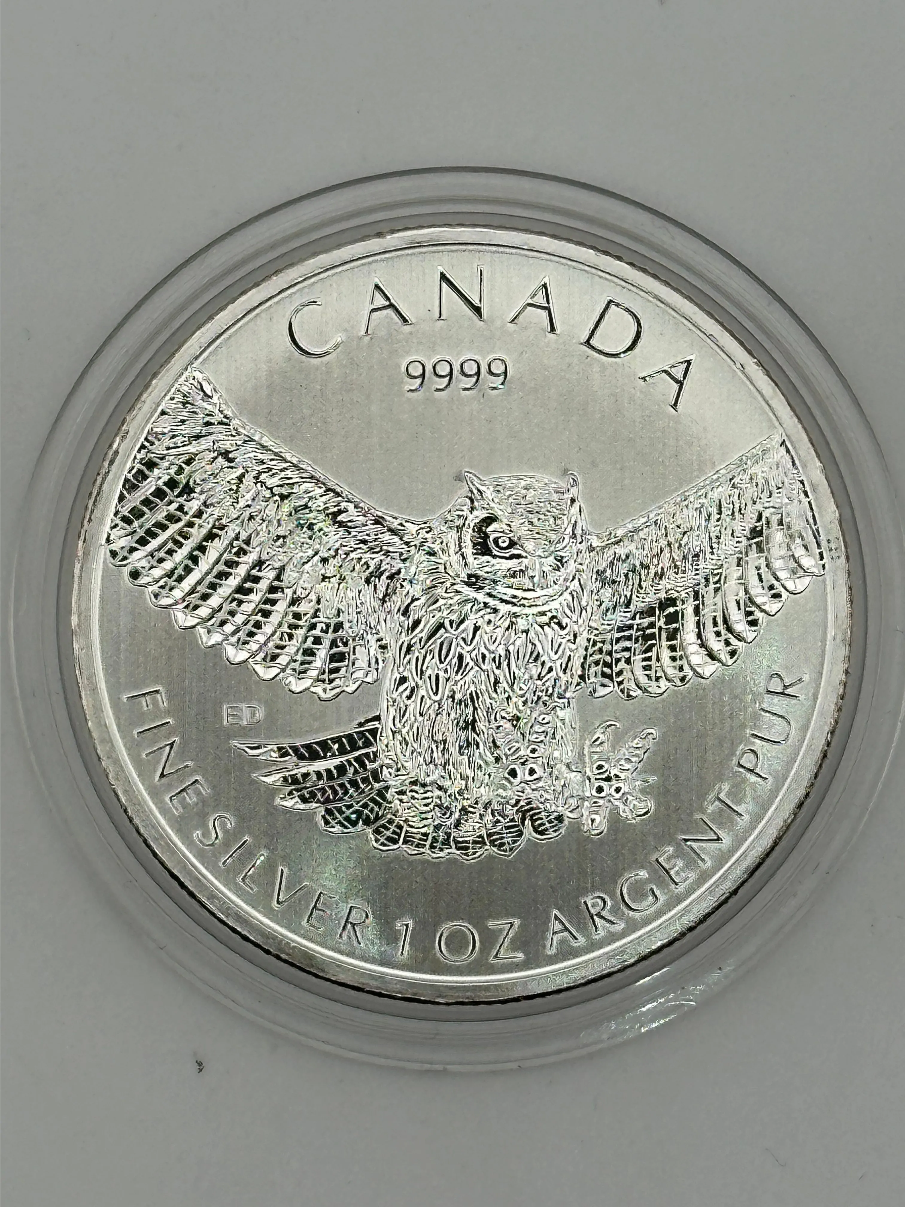 2015 Oz Silver Birds of Prey Series Great Horned Owl · Whatnot: Shop, Sell,  Connect