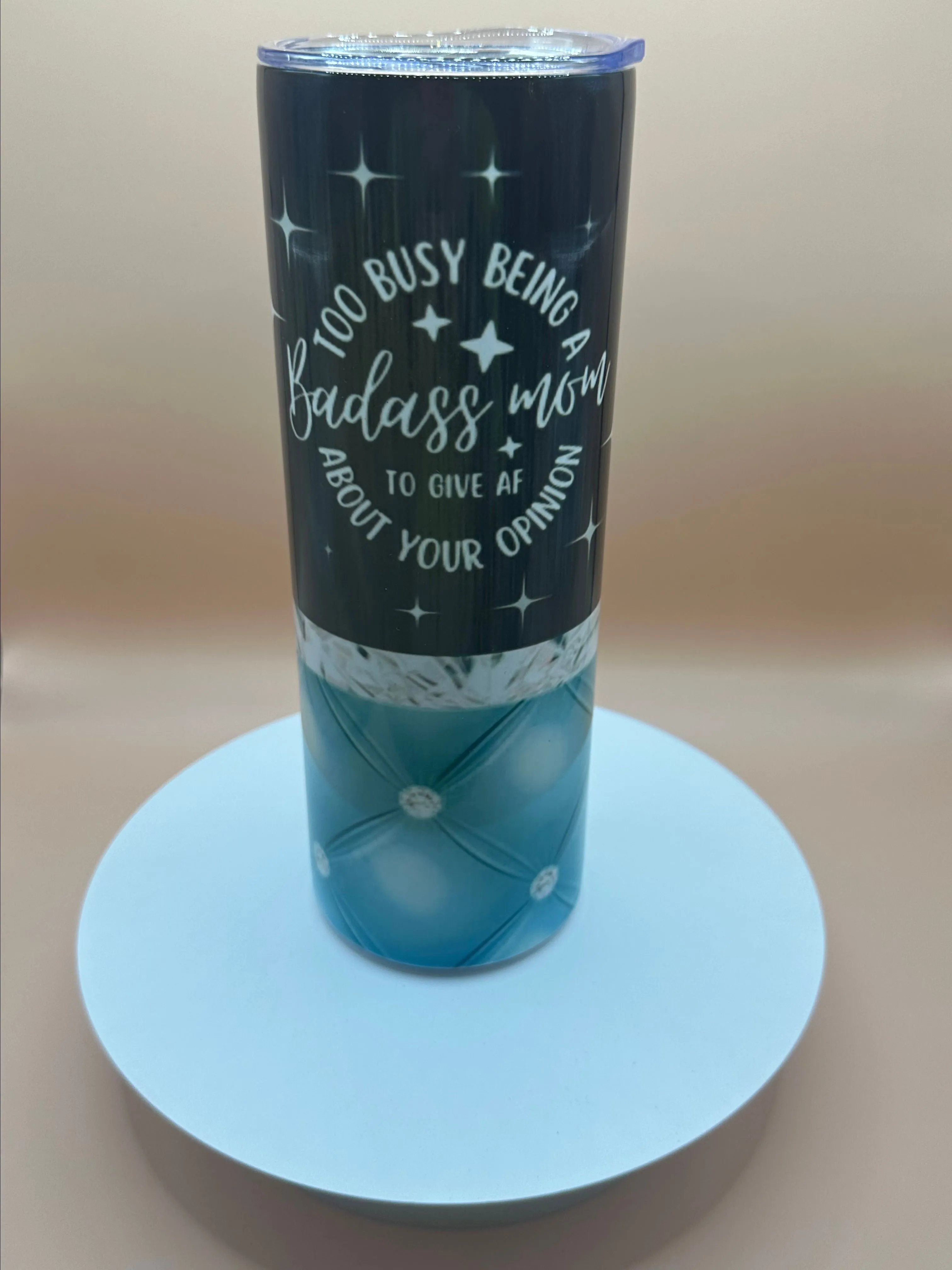 Product image for Bada** Mom to Give AF About Your Opinion 20oz Tumbler