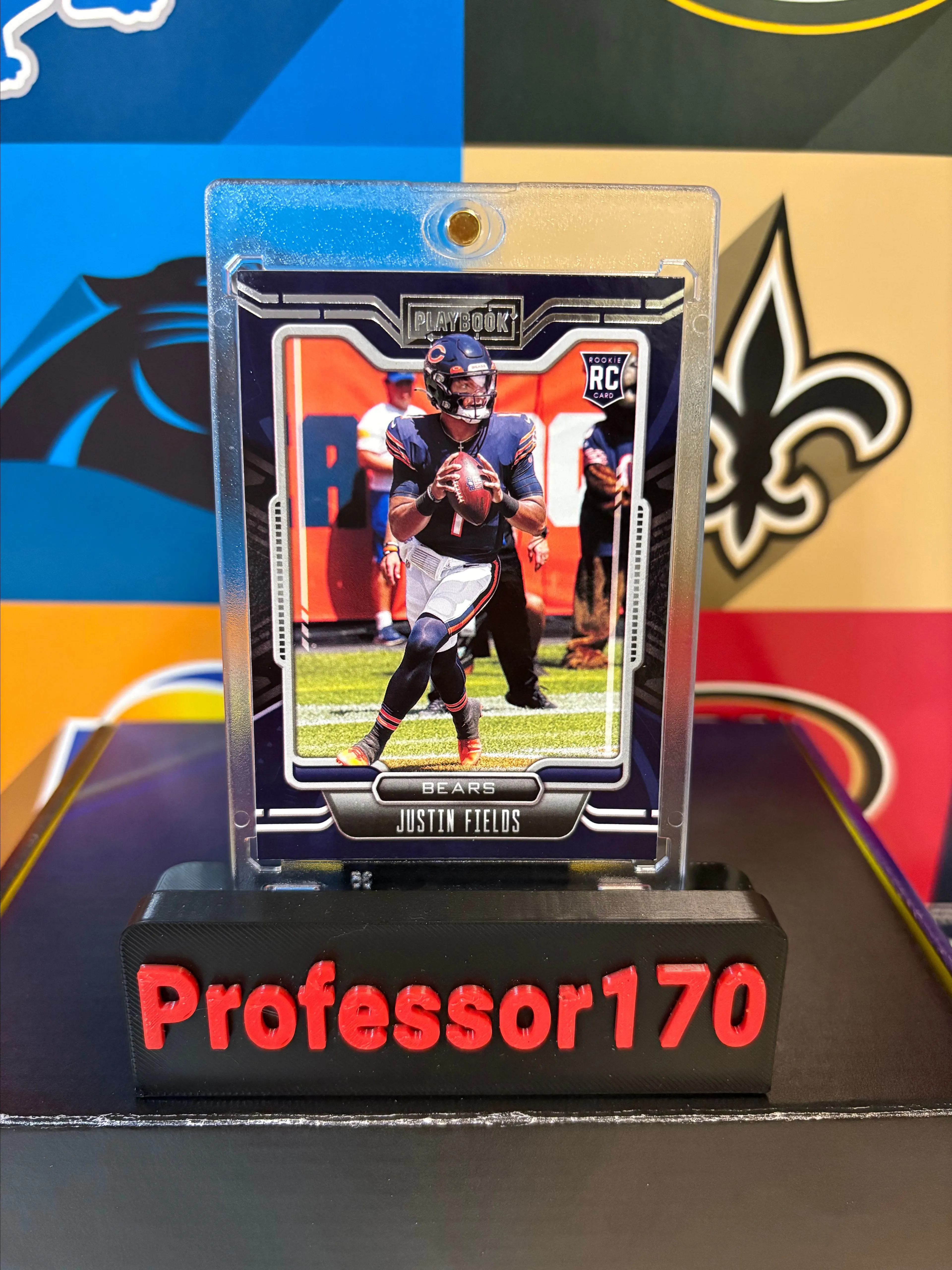 Product image for 2021 Justin Fields playbook rookie