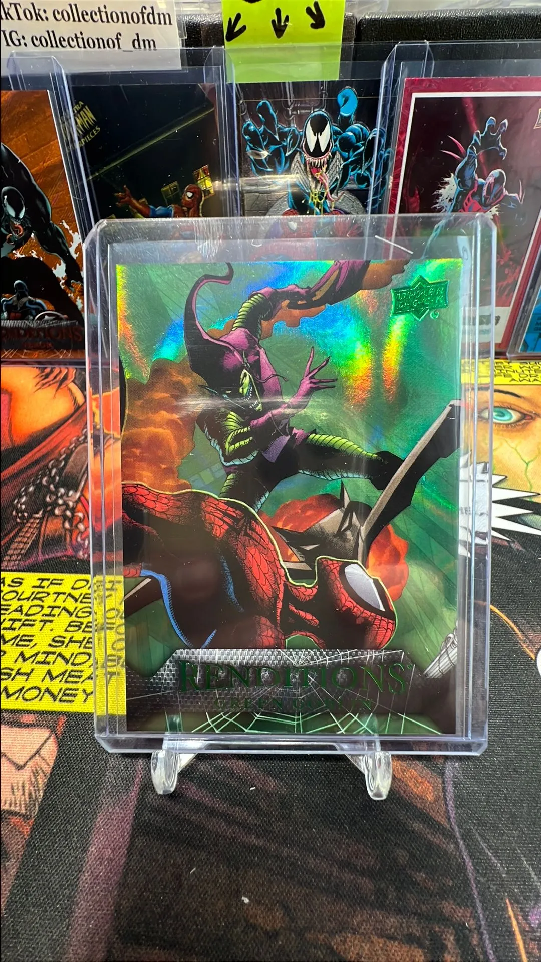 Product image for GREEN GOBLIN #44 2024 UD Marvel Renditions Spider-Man GOBLIN GREEN 276/399