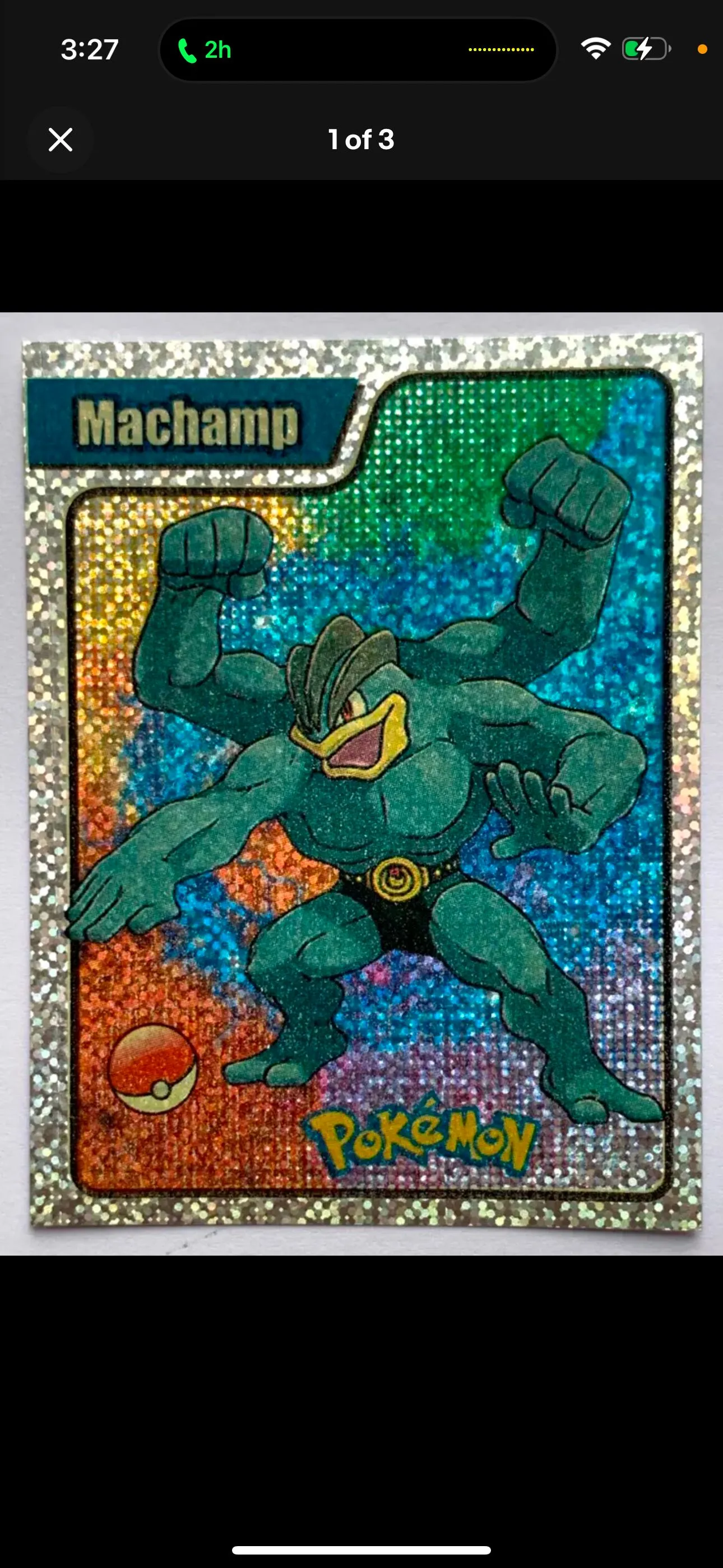 Product image for 2023 Pokemon Latest Evolution Machamp Sticker