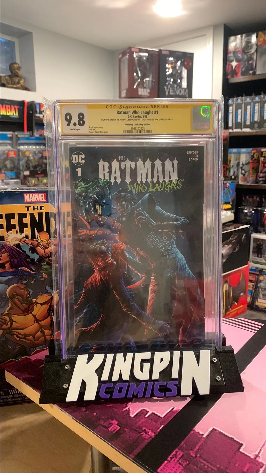 Product image for Batman Who Laughs #1 SS/Remark CGC 9.8 - Johnny Desjardins