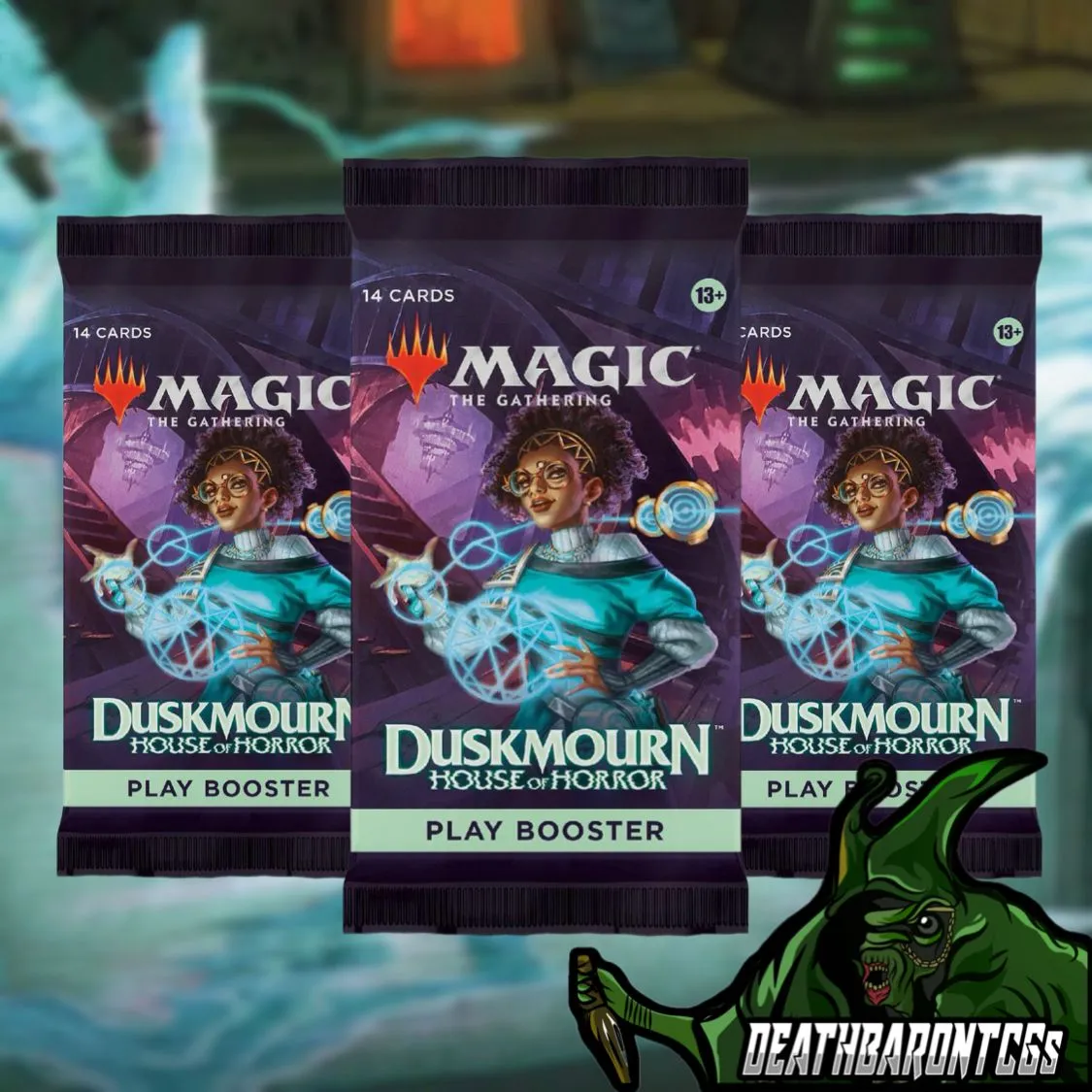 Product image for 1B. Duskmourn Play Boosters x3
